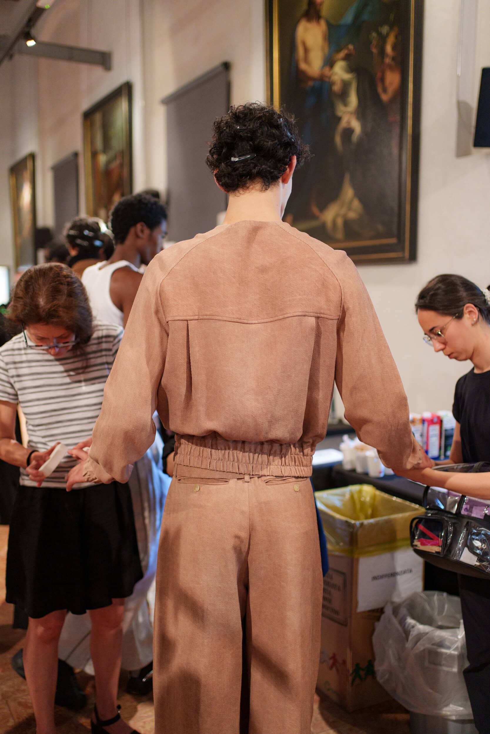 Qasimi Spring 2026 Men's Fashion Show Backstage