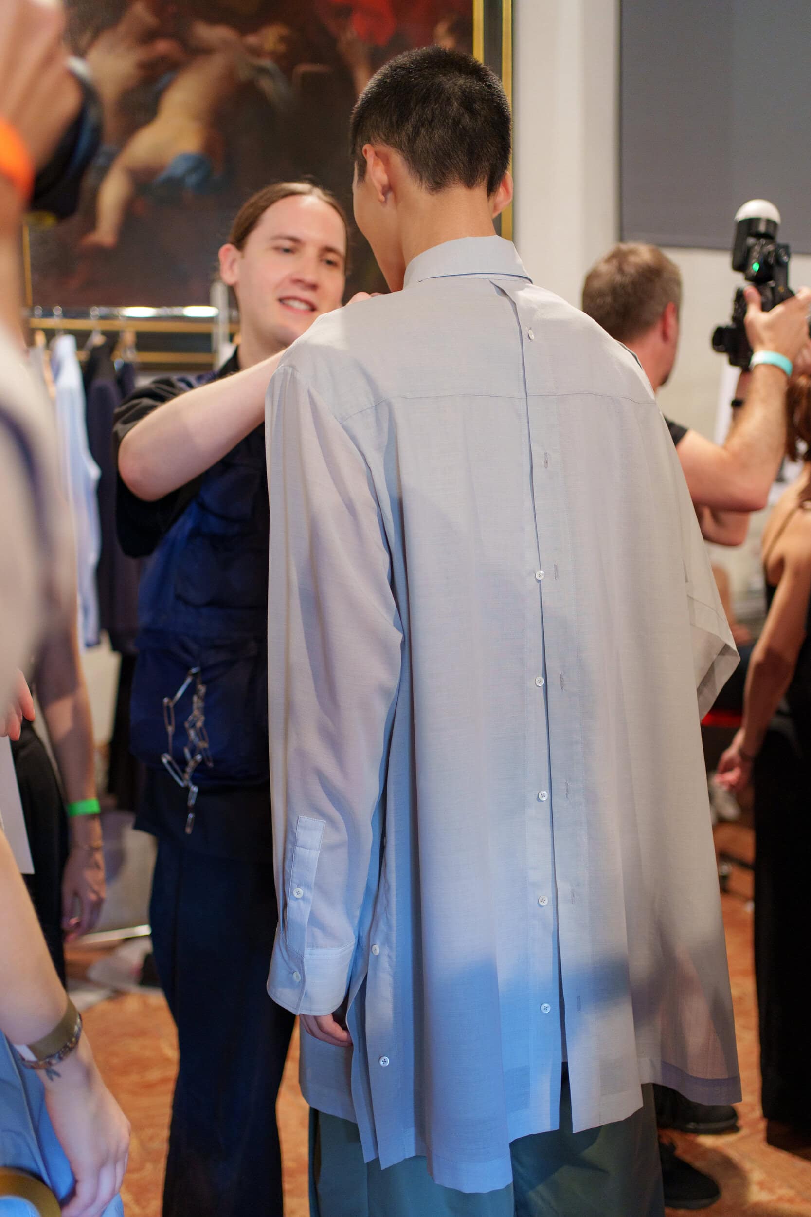 Qasimi Spring 2026 Men's Fashion Show Backstage