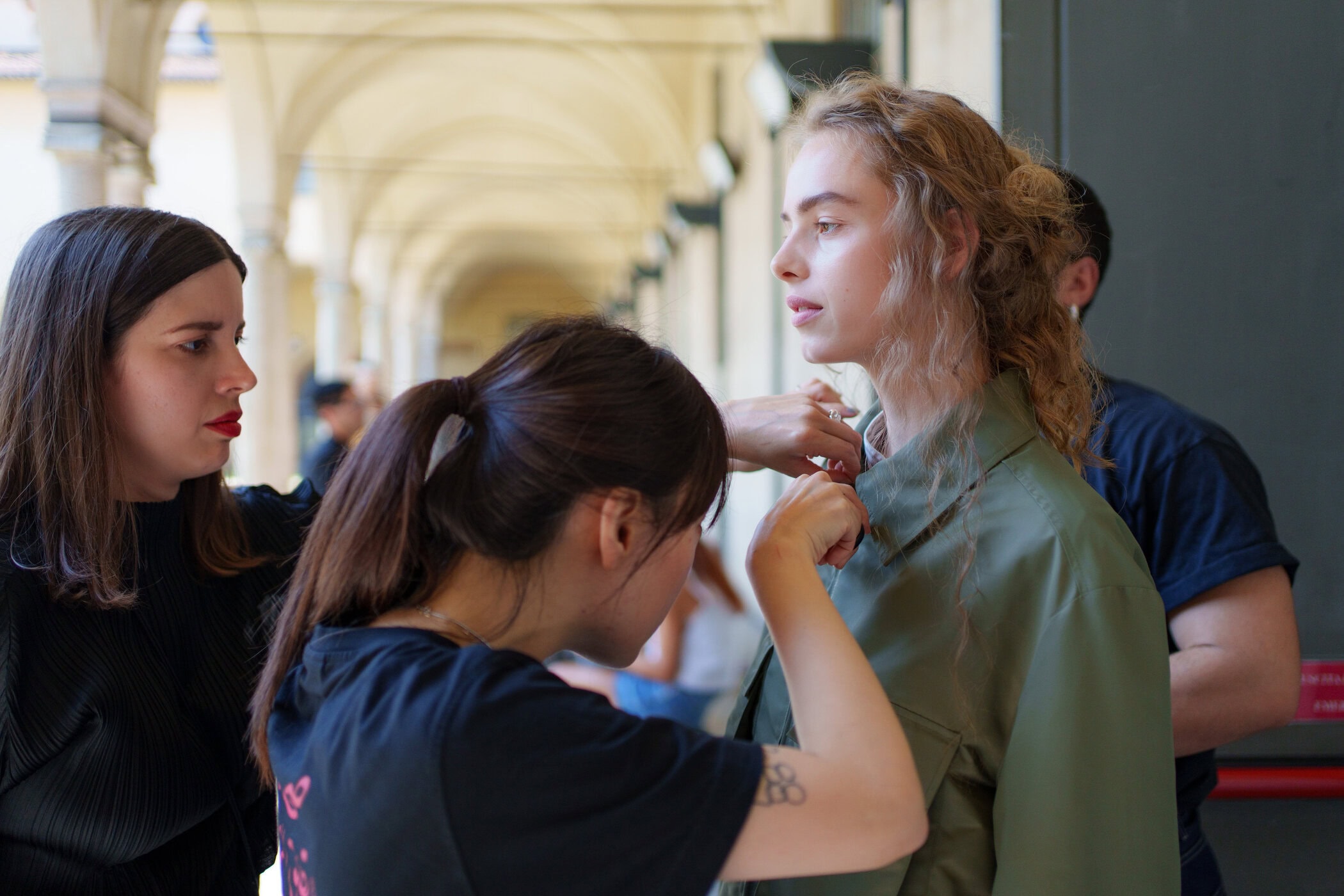 Qasimi Spring 2026 Men's Fashion Show Backstage