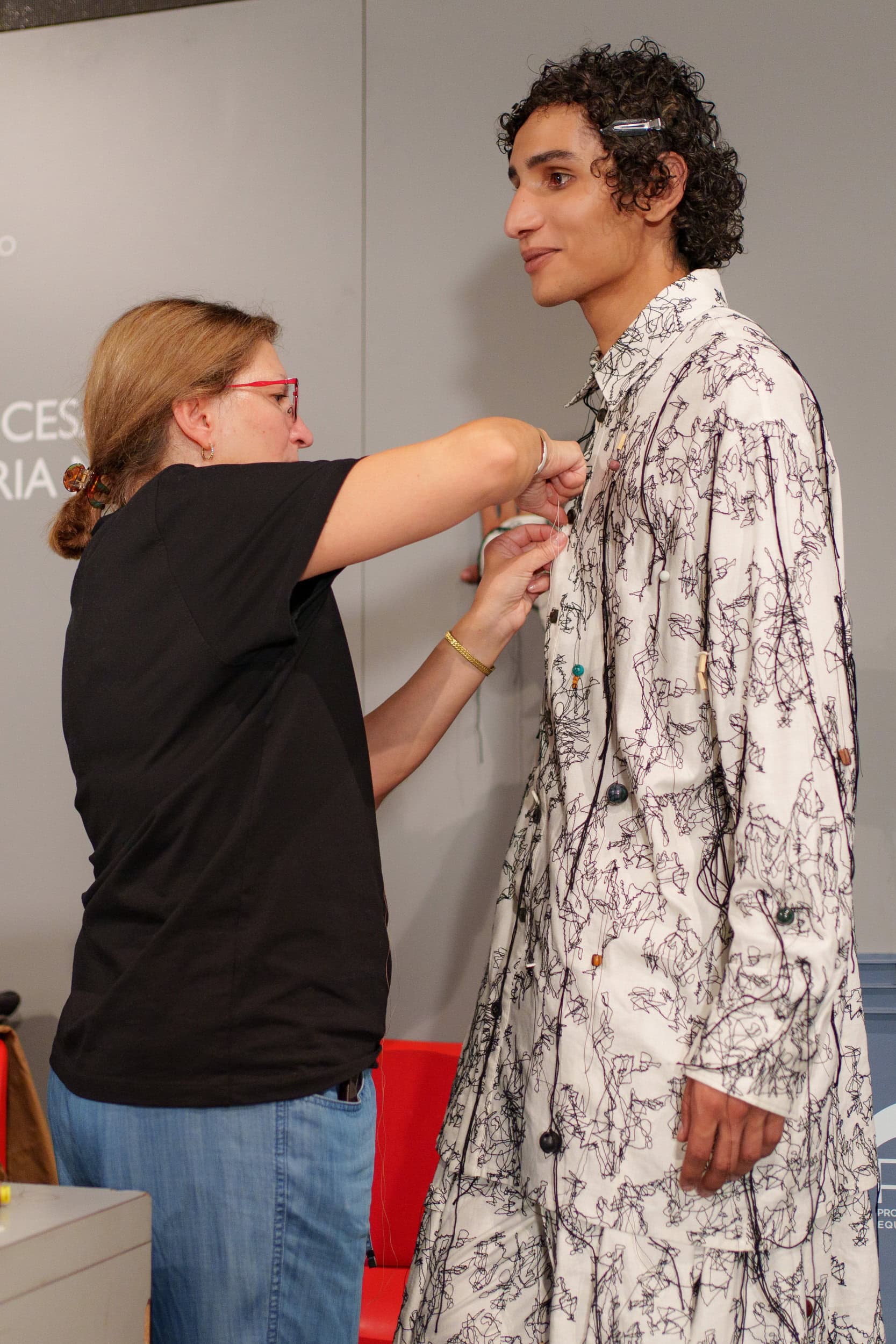 Qasimi Spring 2026 Men's Fashion Show Backstage