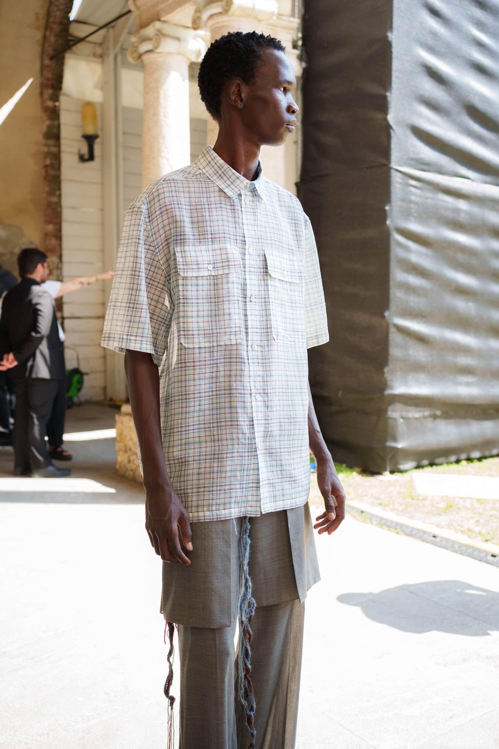 Qasimi Spring 2026 Men's Fashion Show Backstage