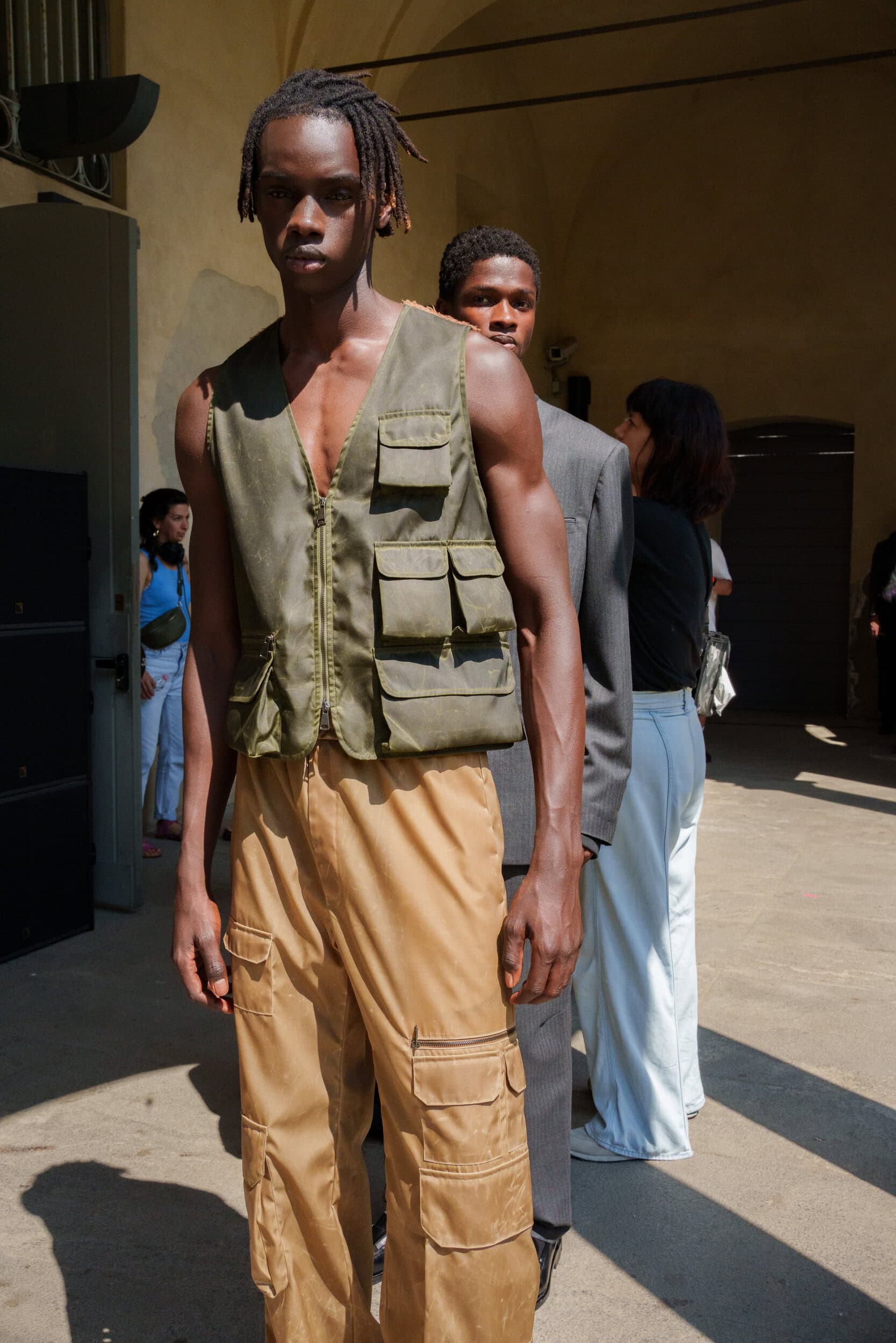 Qasimi Spring 2026 Men's Fashion Show Backstage