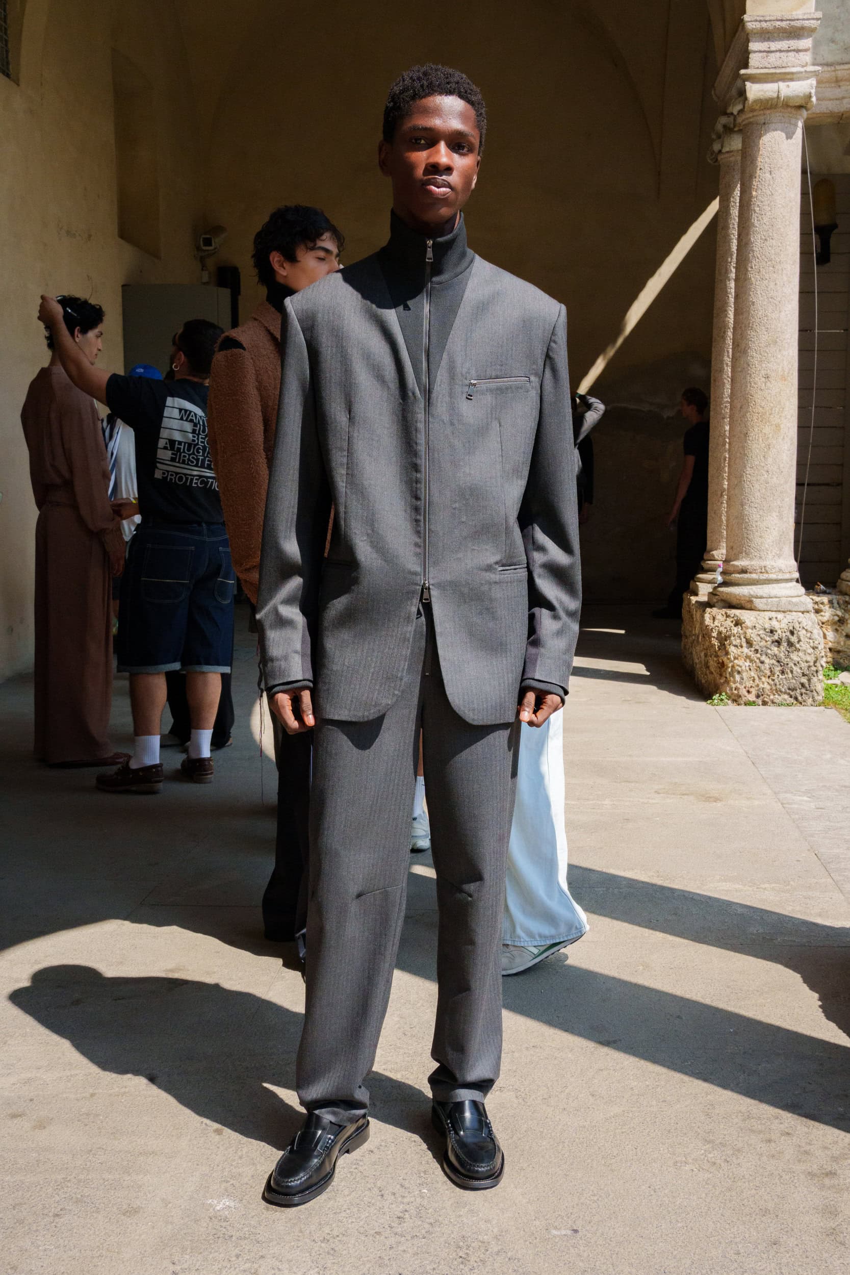 Qasimi Spring 2026 Men's Fashion Show Backstage