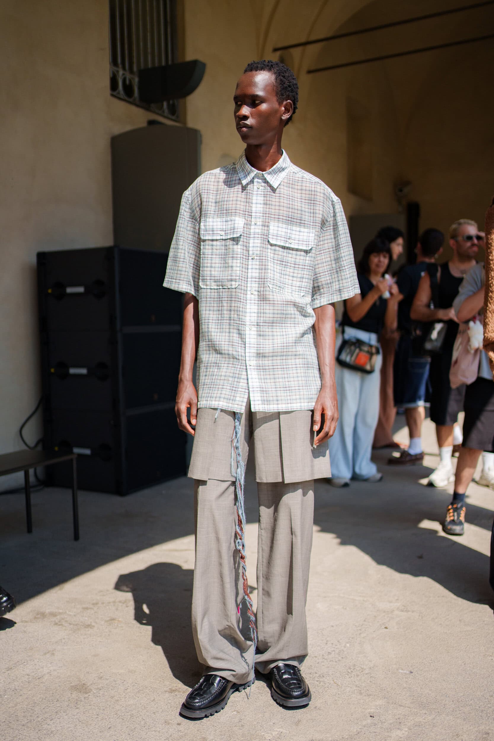 Qasimi Spring 2026 Men's Fashion Show Backstage