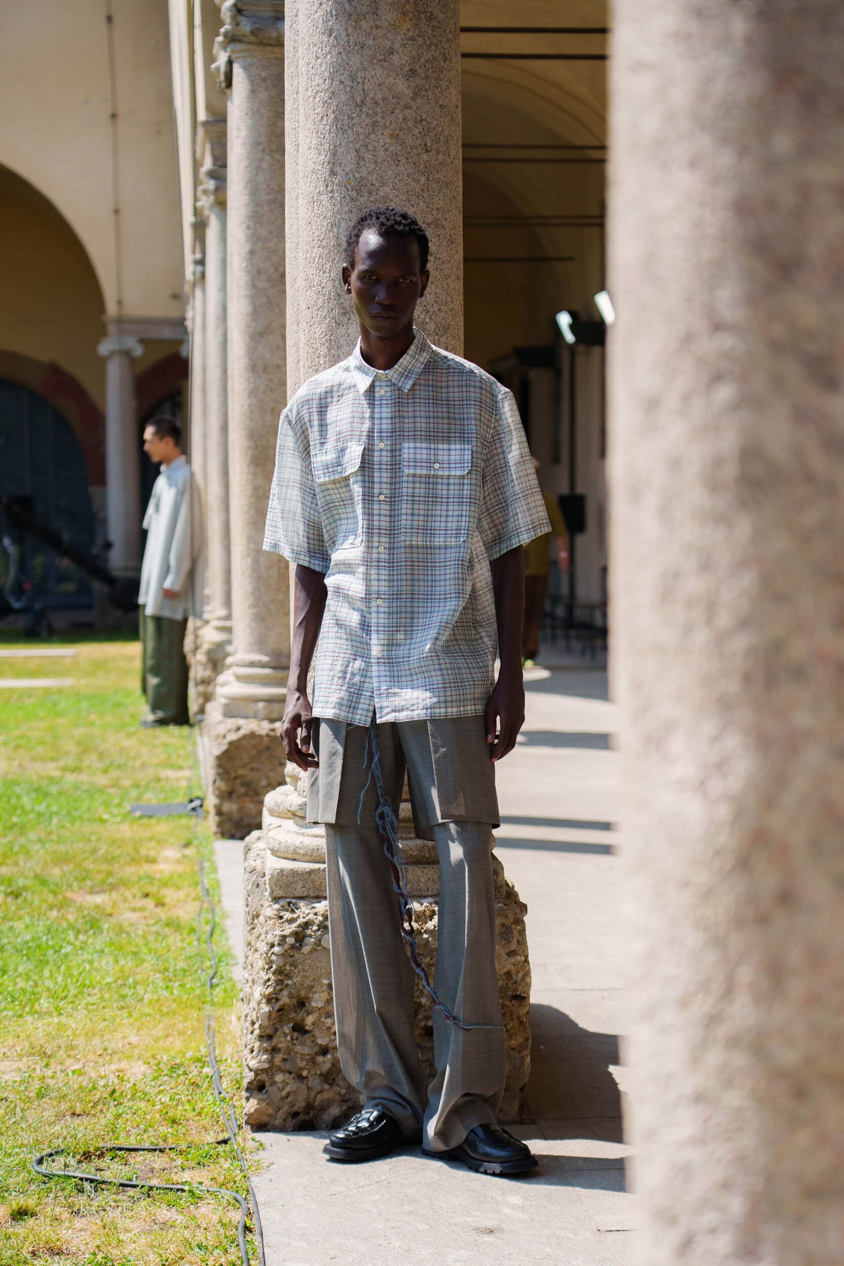 Qasimi Spring 2026 Men's Fashion Show Backstage