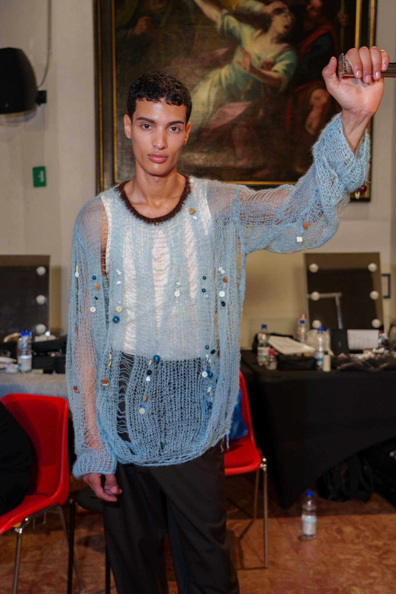 Qasimi Spring 2026 Men's Fashion Show Backstage