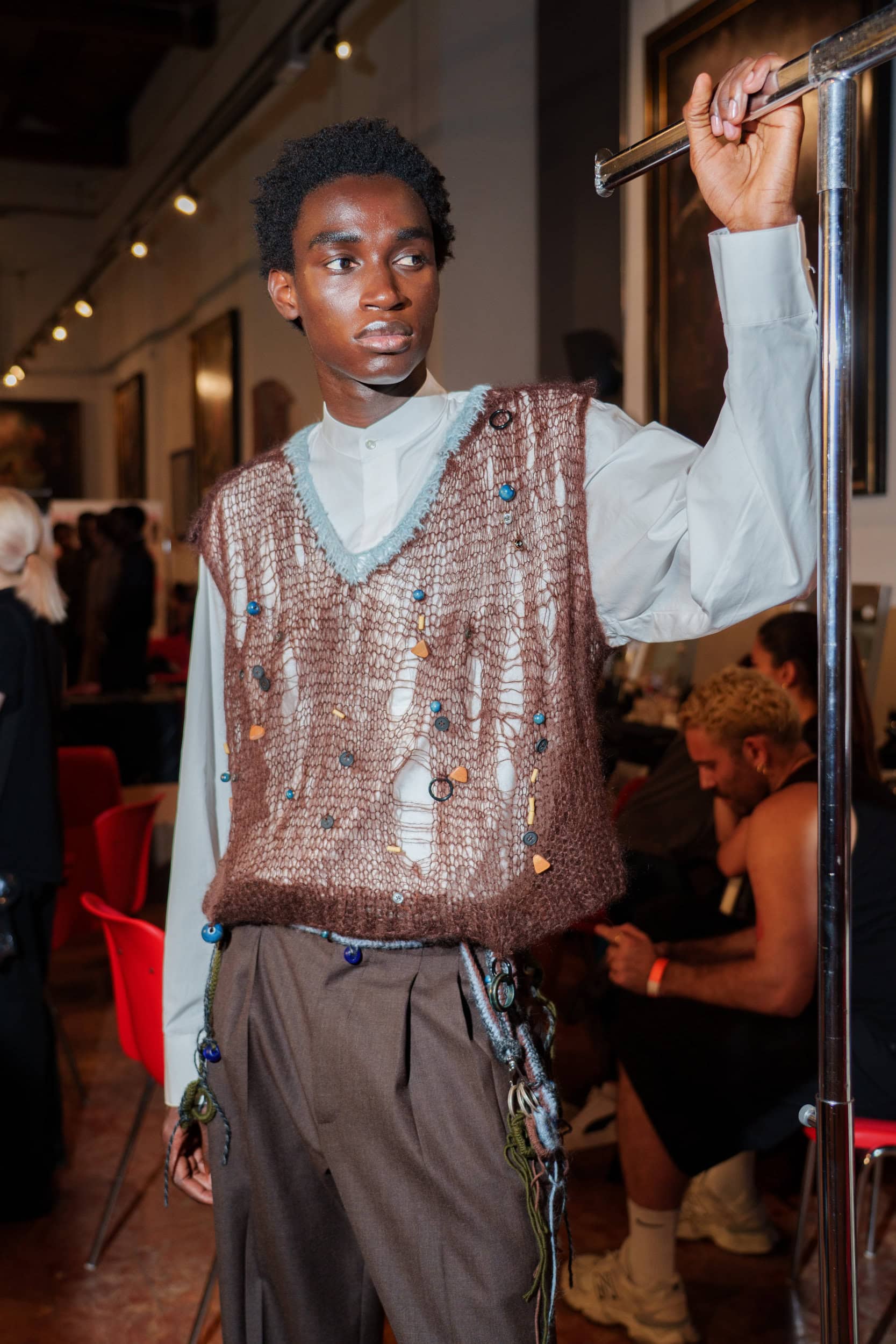 Qasimi Spring 2026 Men's Fashion Show Backstage