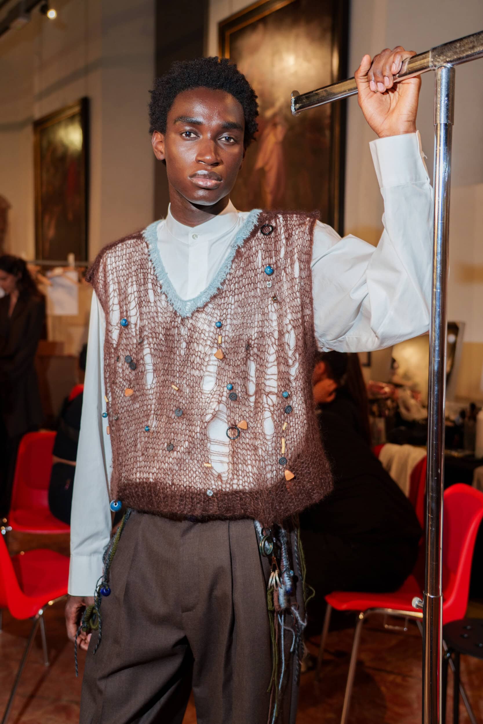 Qasimi Spring 2026 Men's Fashion Show Backstage