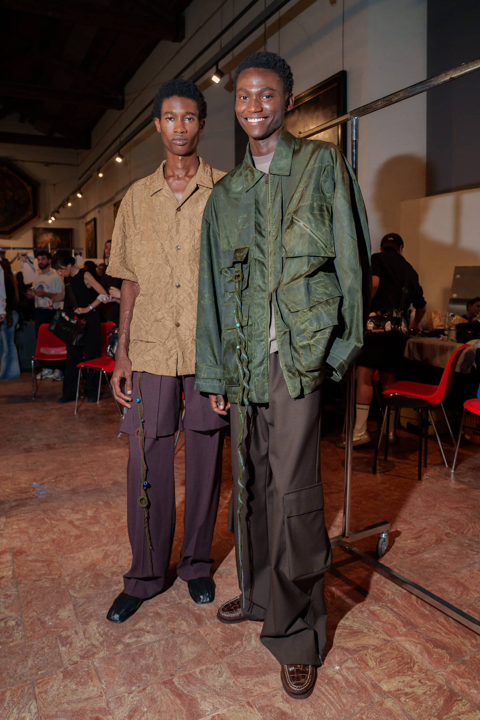 Qasimi Spring 2026 Men's Fashion Show Backstage