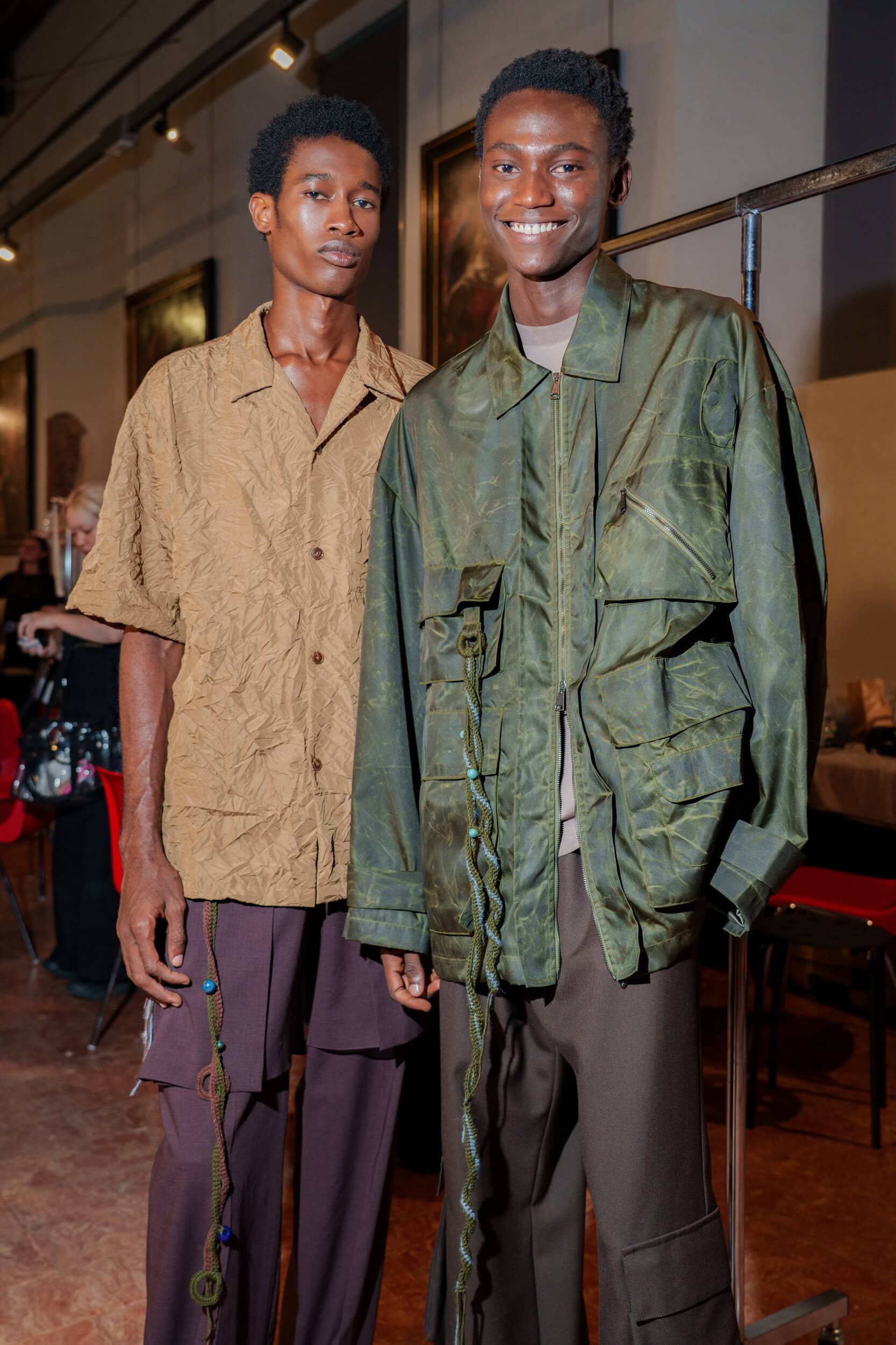 Qasimi Spring 2026 Men's Fashion Show Backstage