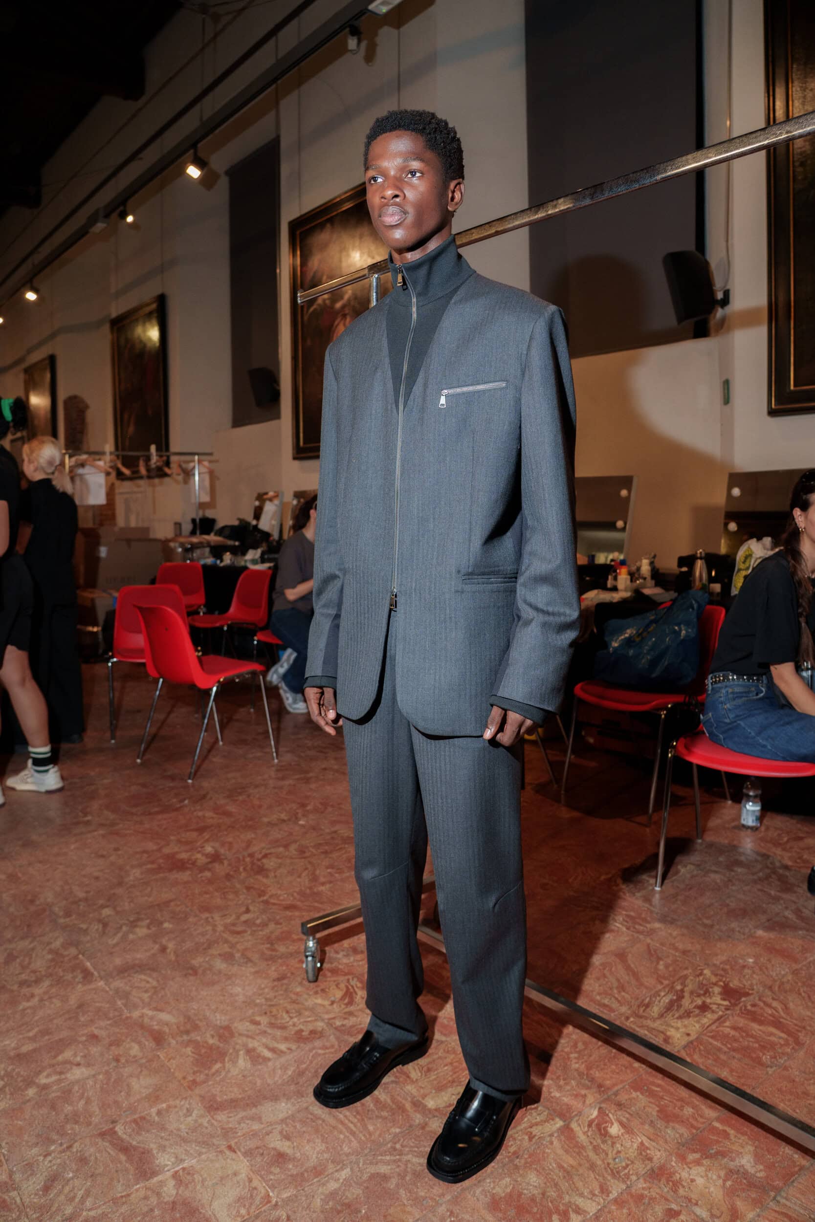 Qasimi Spring 2026 Men's Fashion Show Backstage