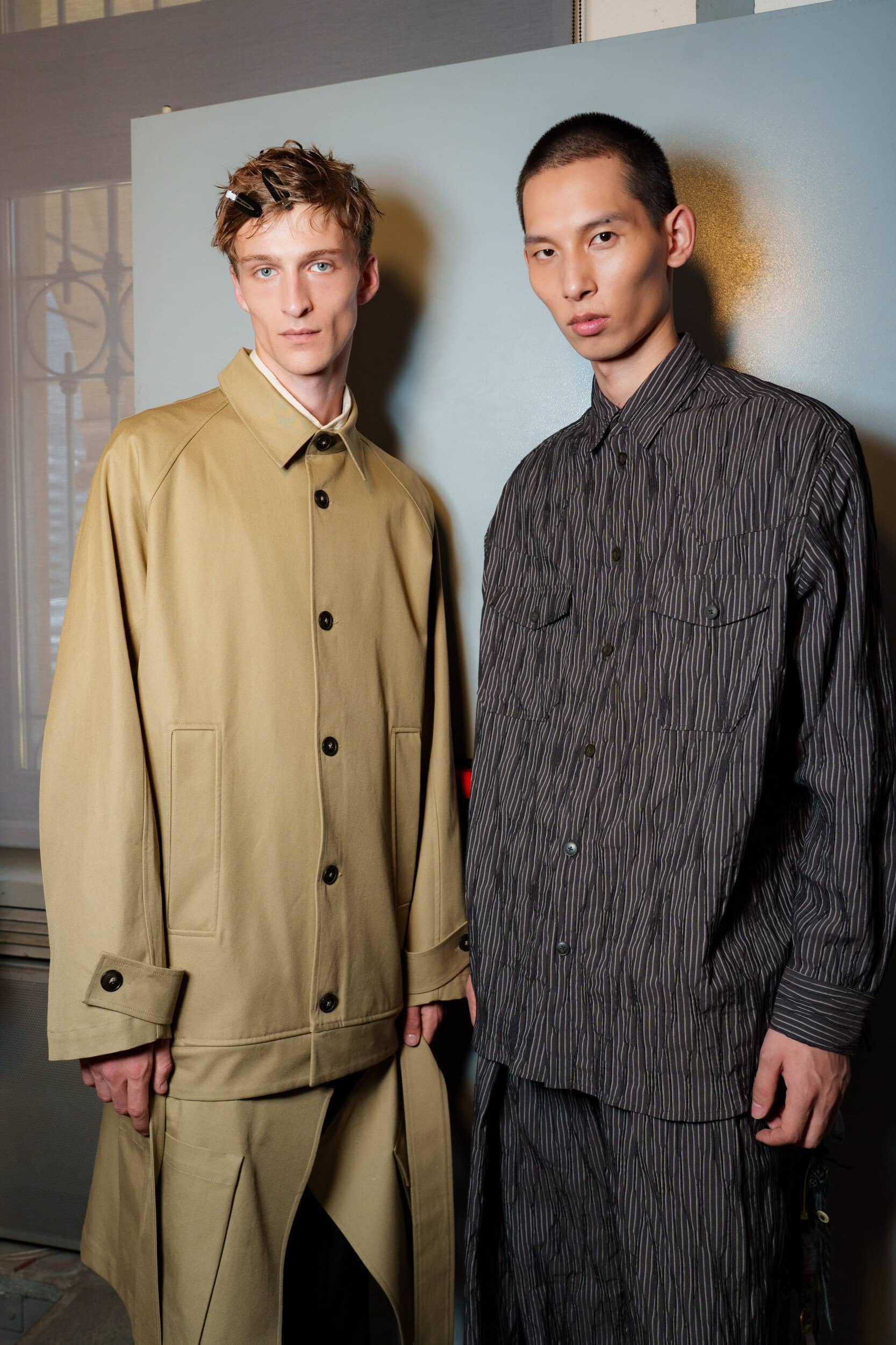 Qasimi Spring 2026 Men's Fashion Show Backstage