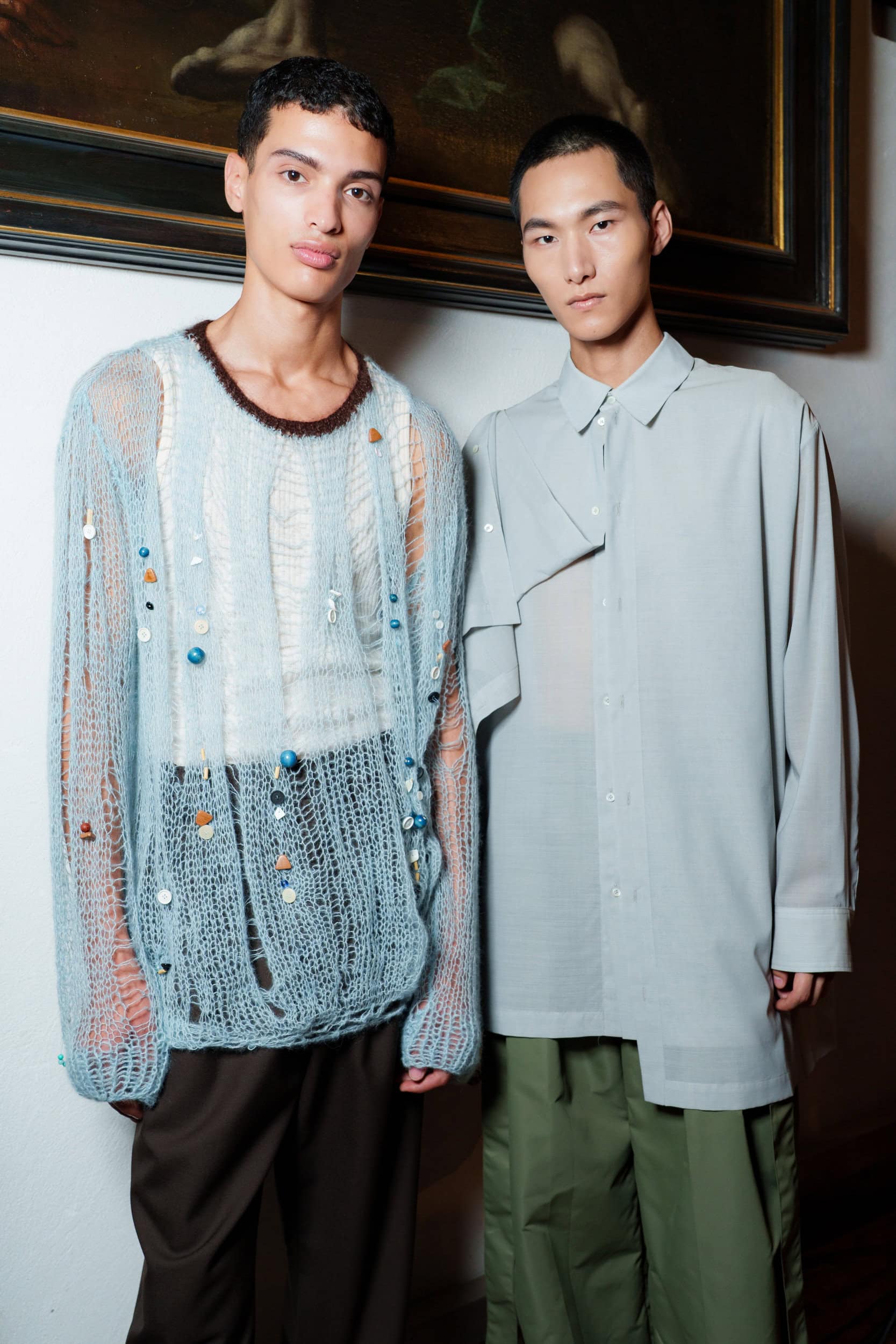 Qasimi Spring 2026 Men's Fashion Show Backstage