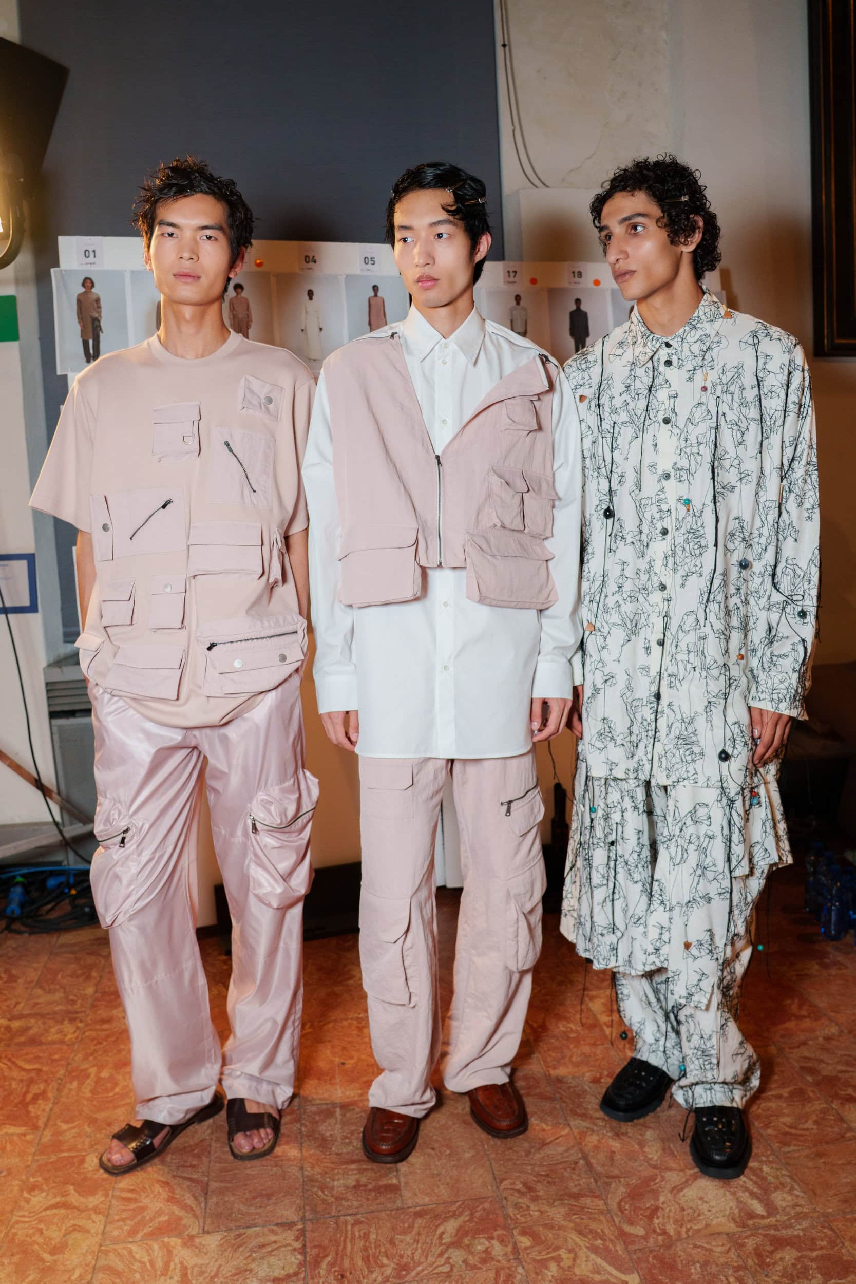 Qasimi Spring 2026 Men's Fashion Show Backstage