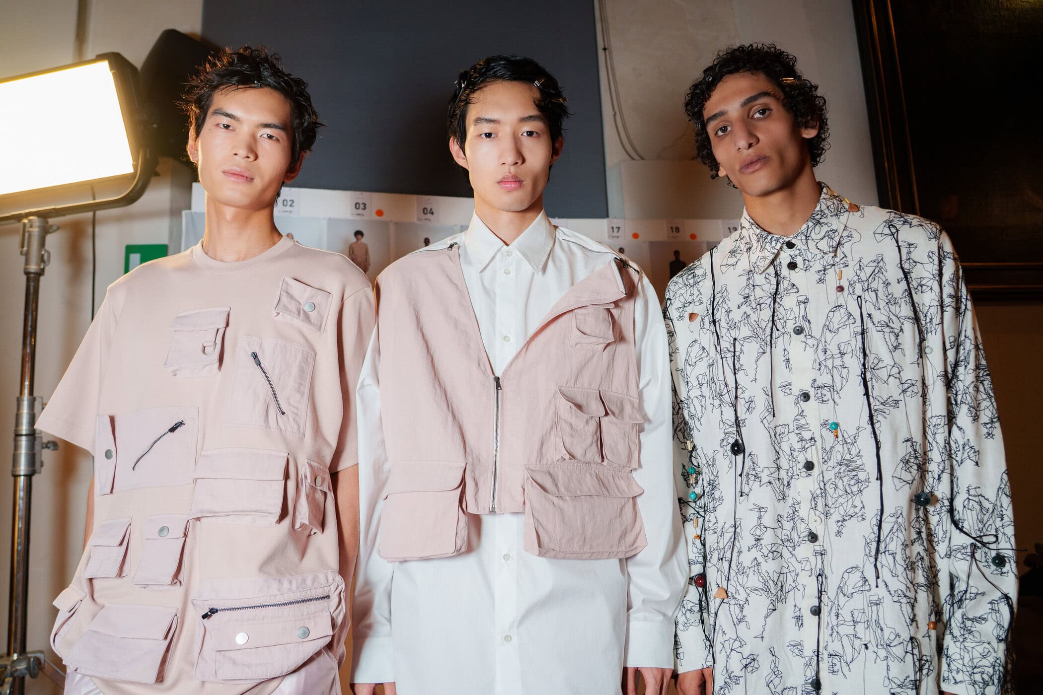 Qasimi Spring 2026 Men's Fashion Show Backstage