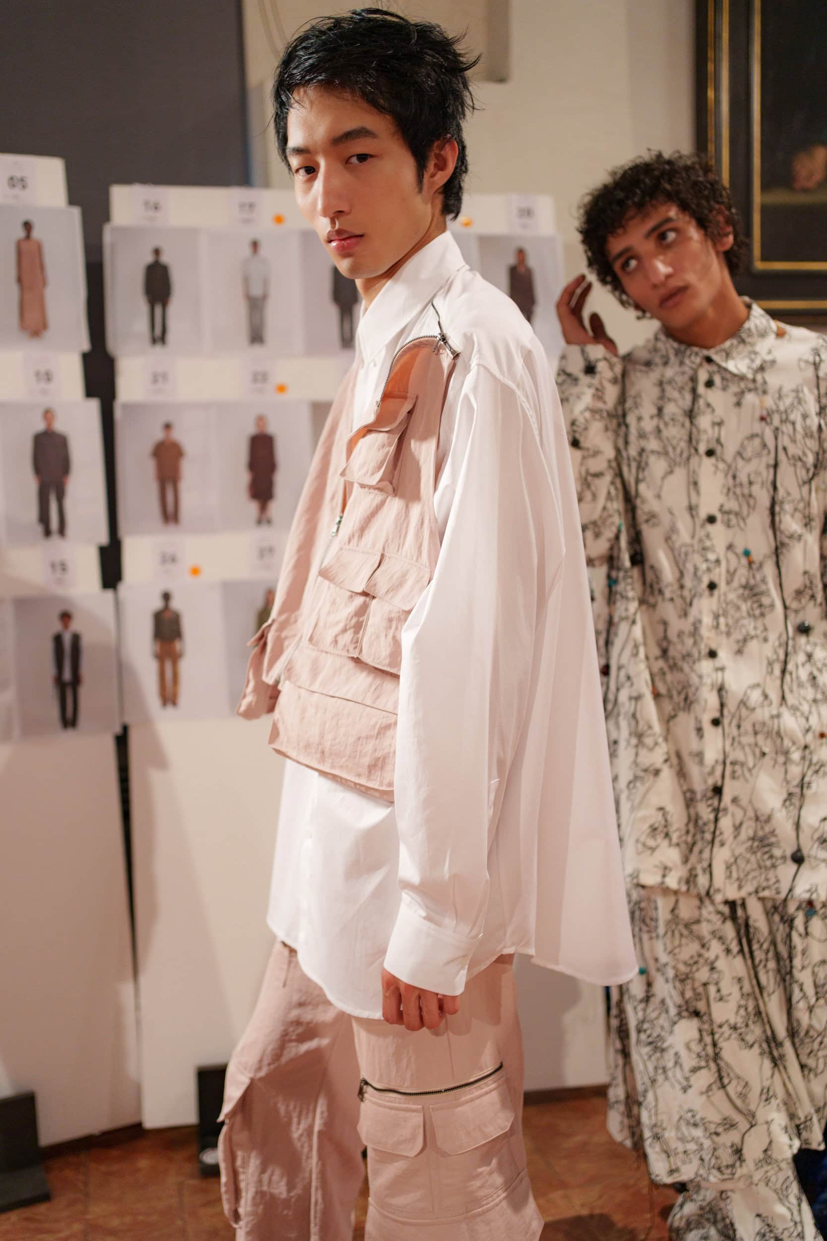 Qasimi Spring 2026 Men's Fashion Show Backstage