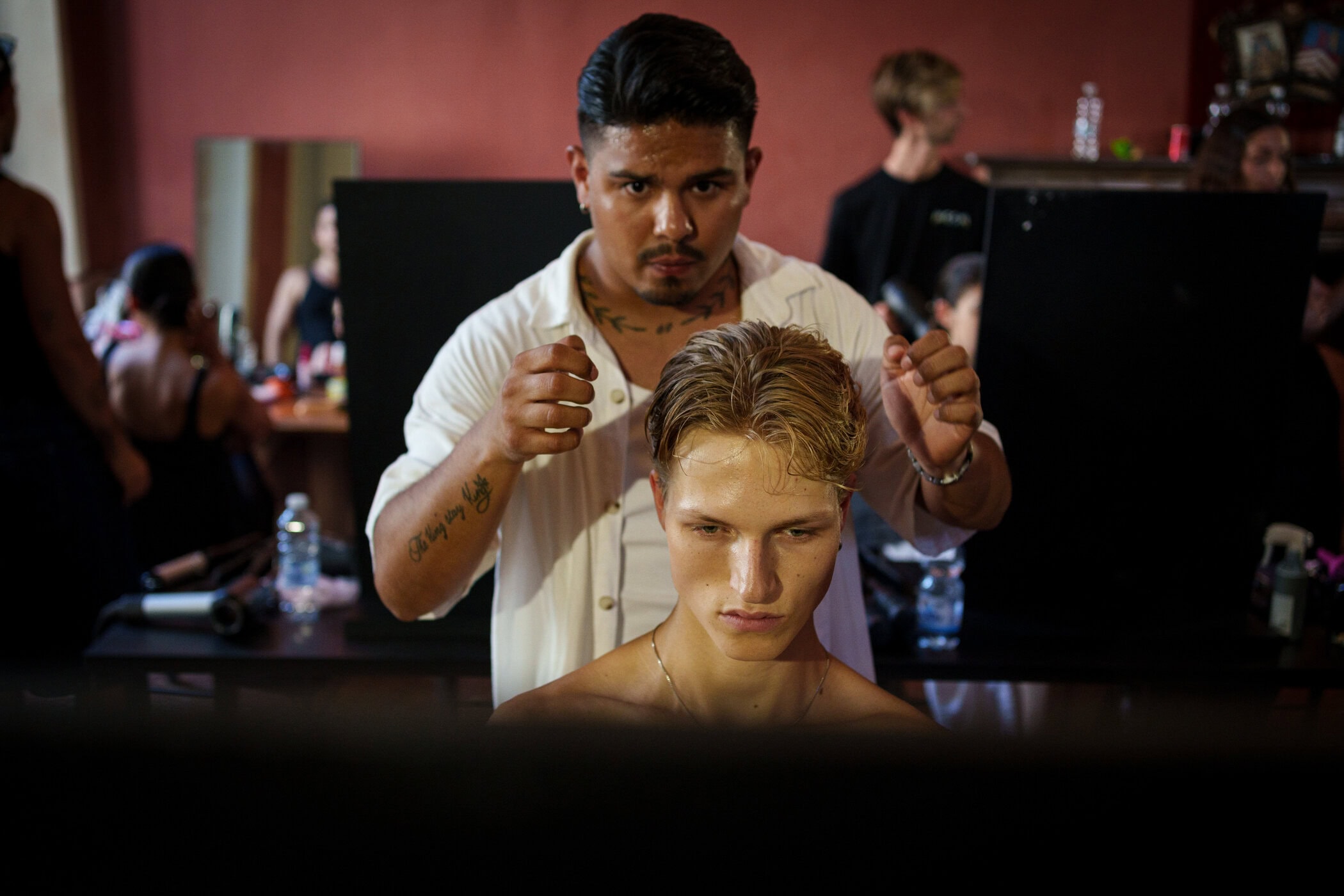 Rowen Rose Spring 2026 Men's Fashion Show Backstage