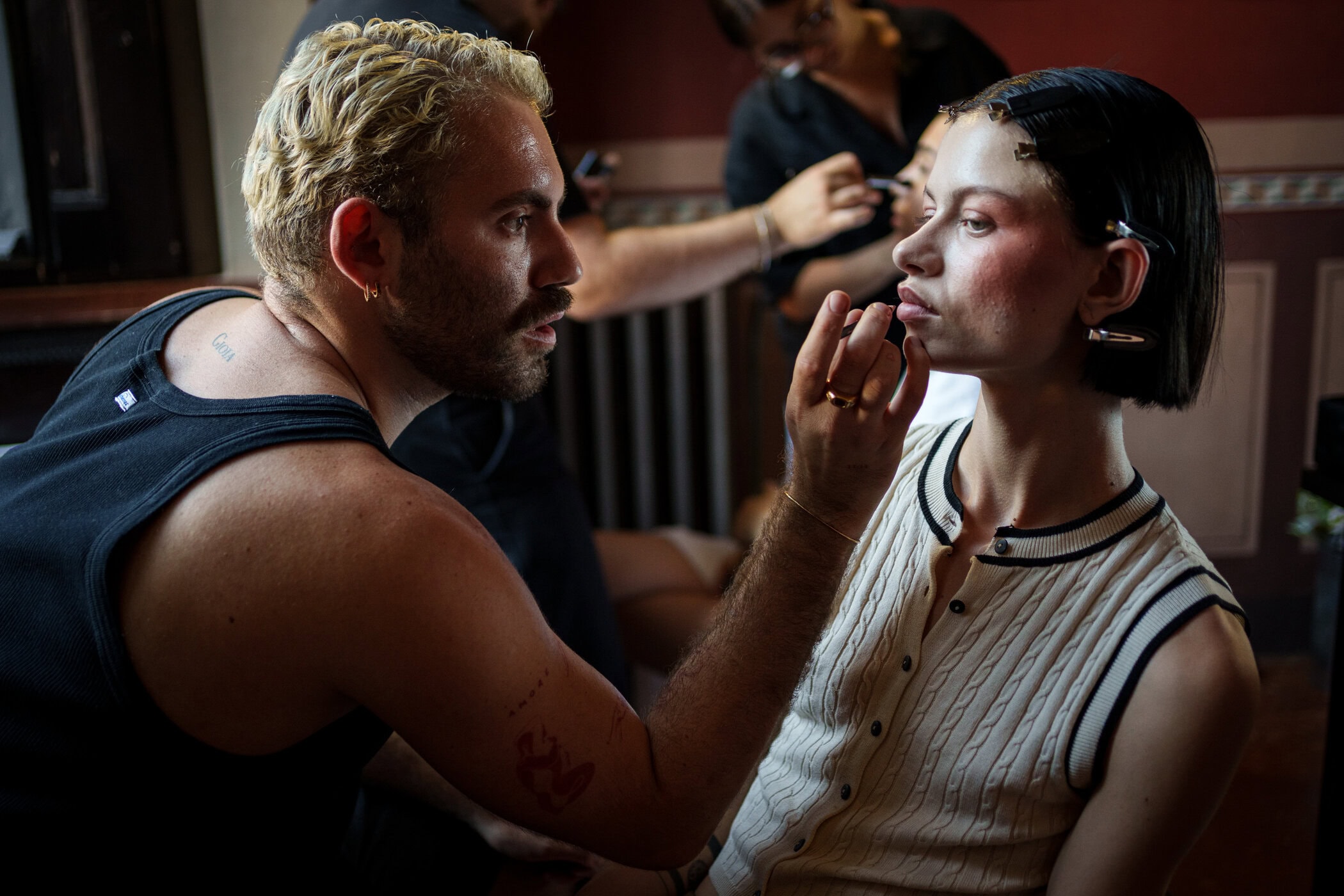 Rowen Rose Spring 2026 Men's Fashion Show Backstage