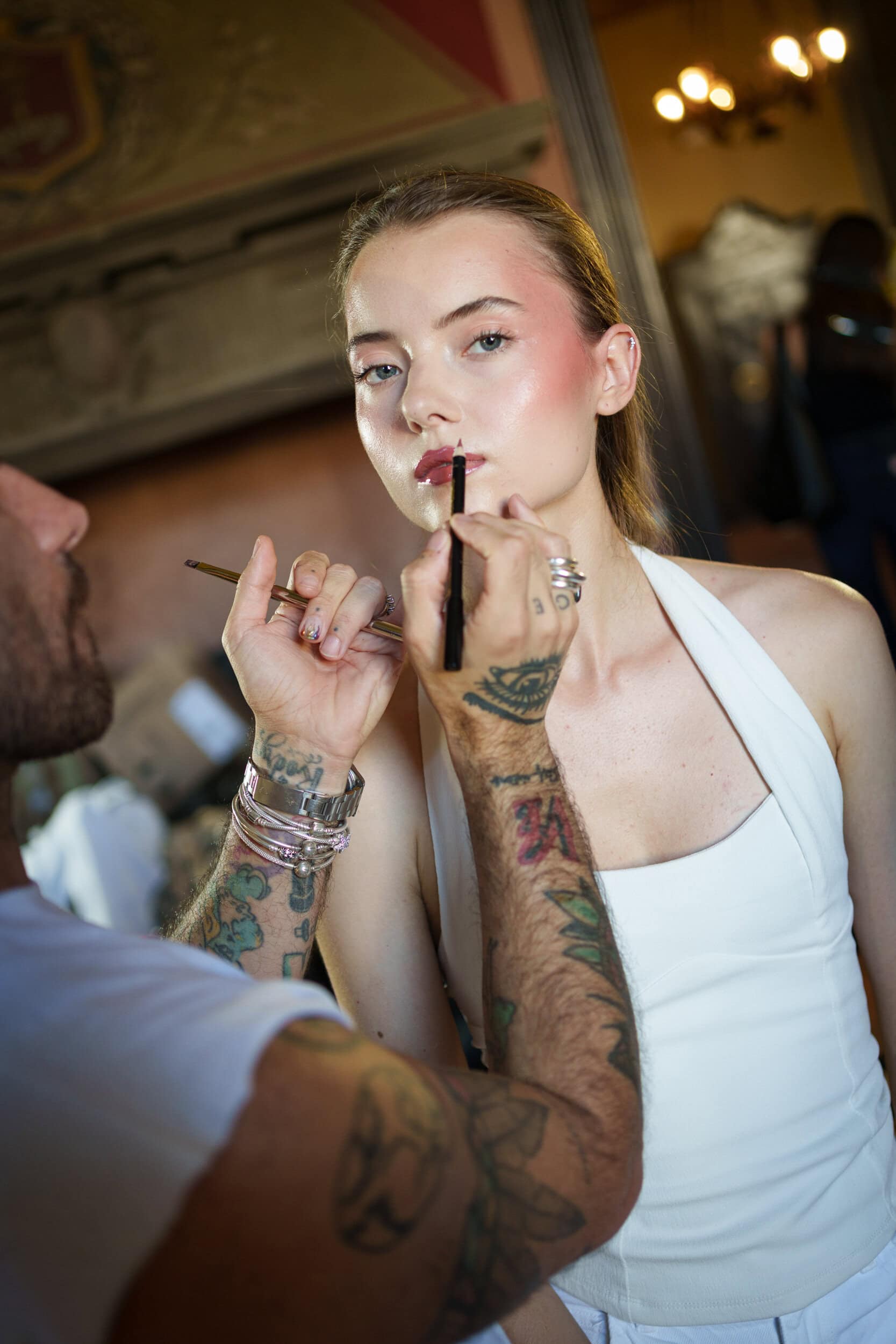 Rowen Rose Spring 2026 Men's Fashion Show Backstage