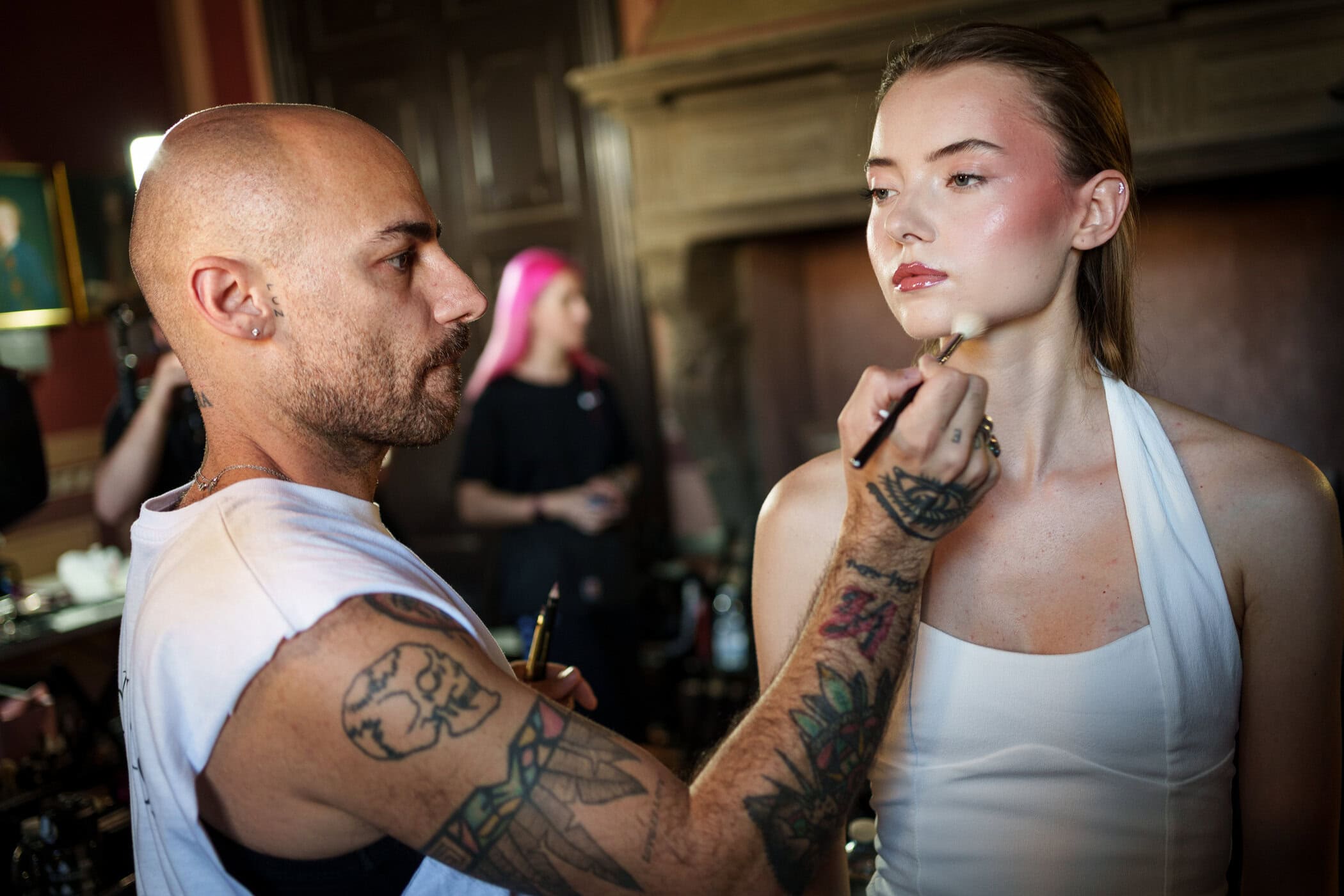 Rowen Rose Spring 2026 Men's Fashion Show Backstage