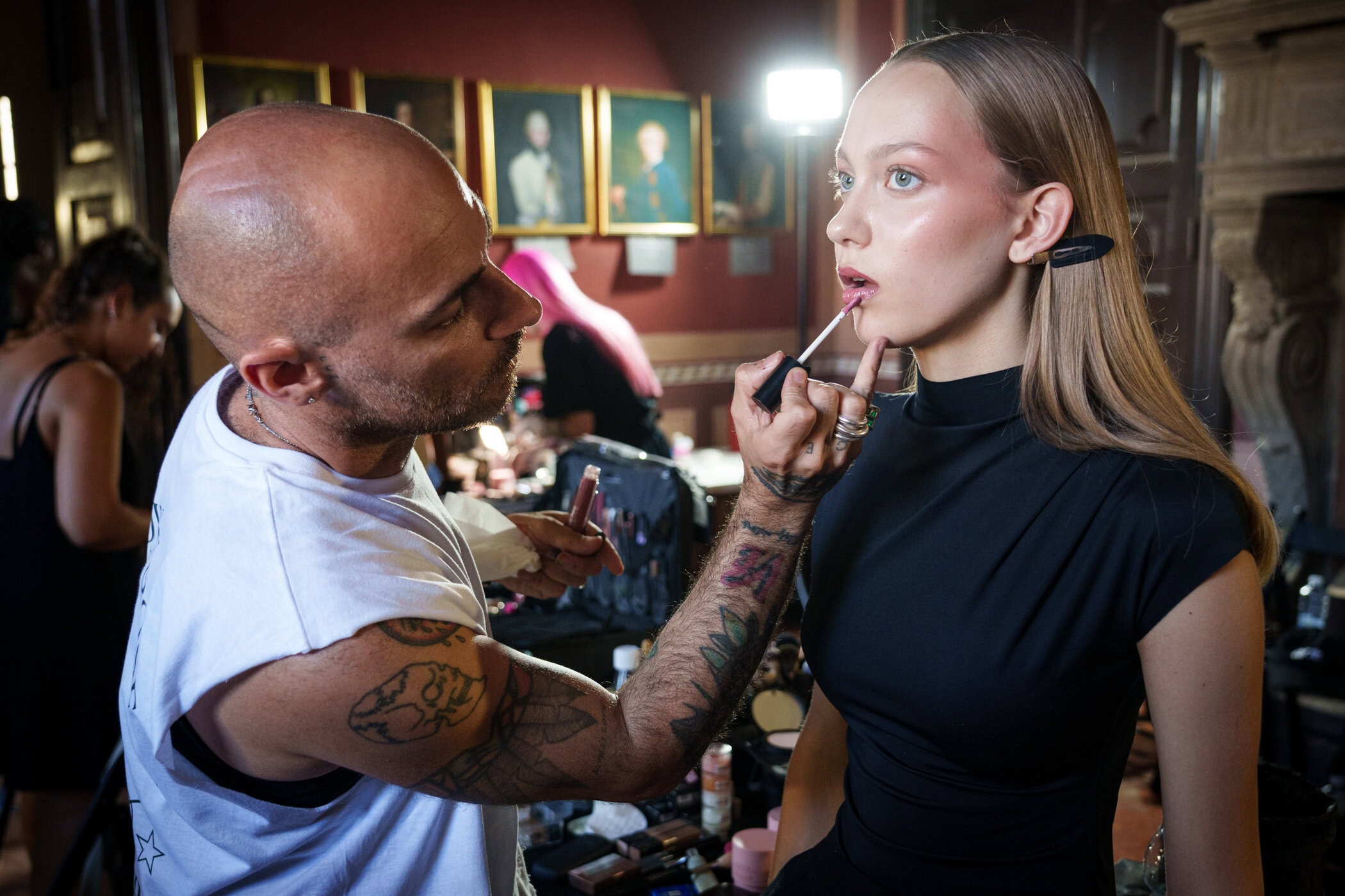 Rowen Rose Spring 2026 Men's Fashion Show Backstage