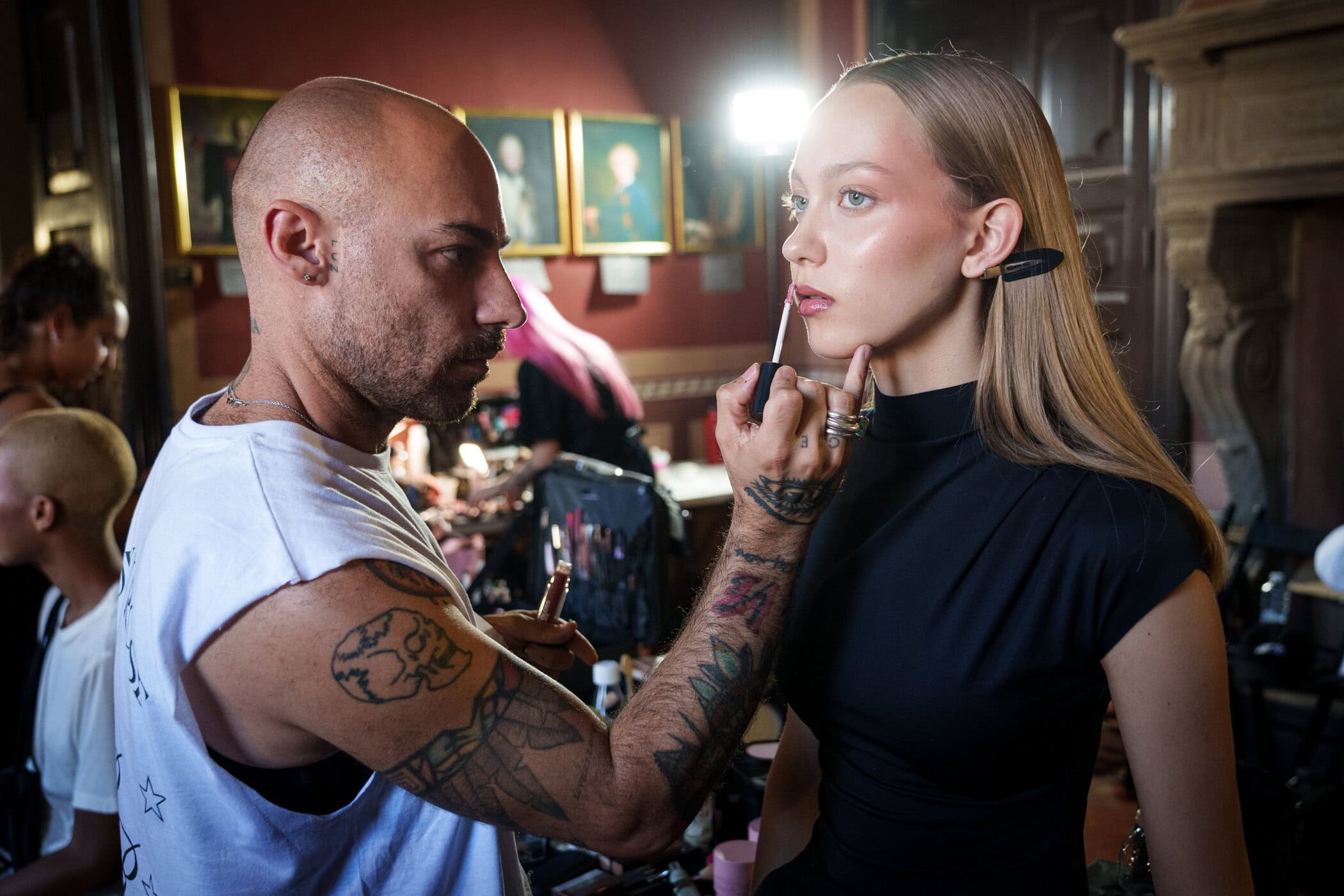 Rowen Rose Spring 2026 Men's Fashion Show Backstage