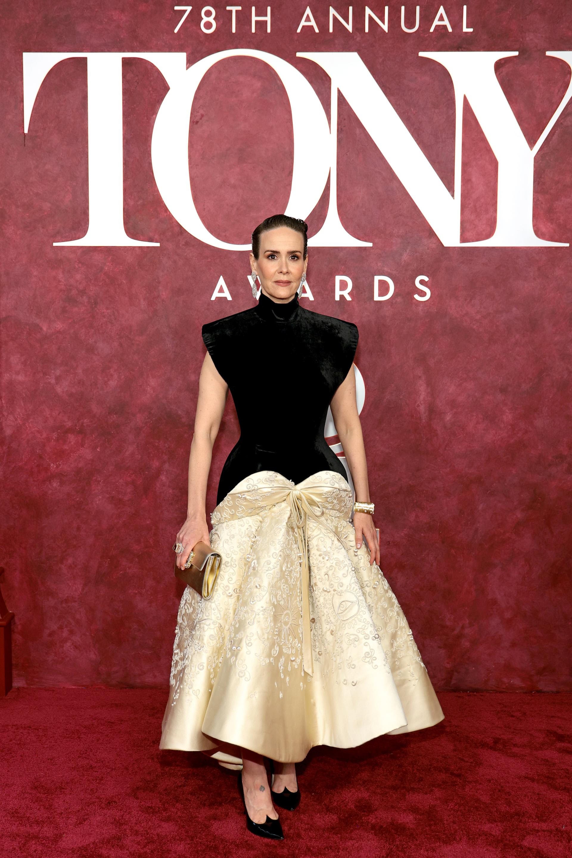 Sarah Paulson in Schiaparelli at The 78th Annual Tony Awards
