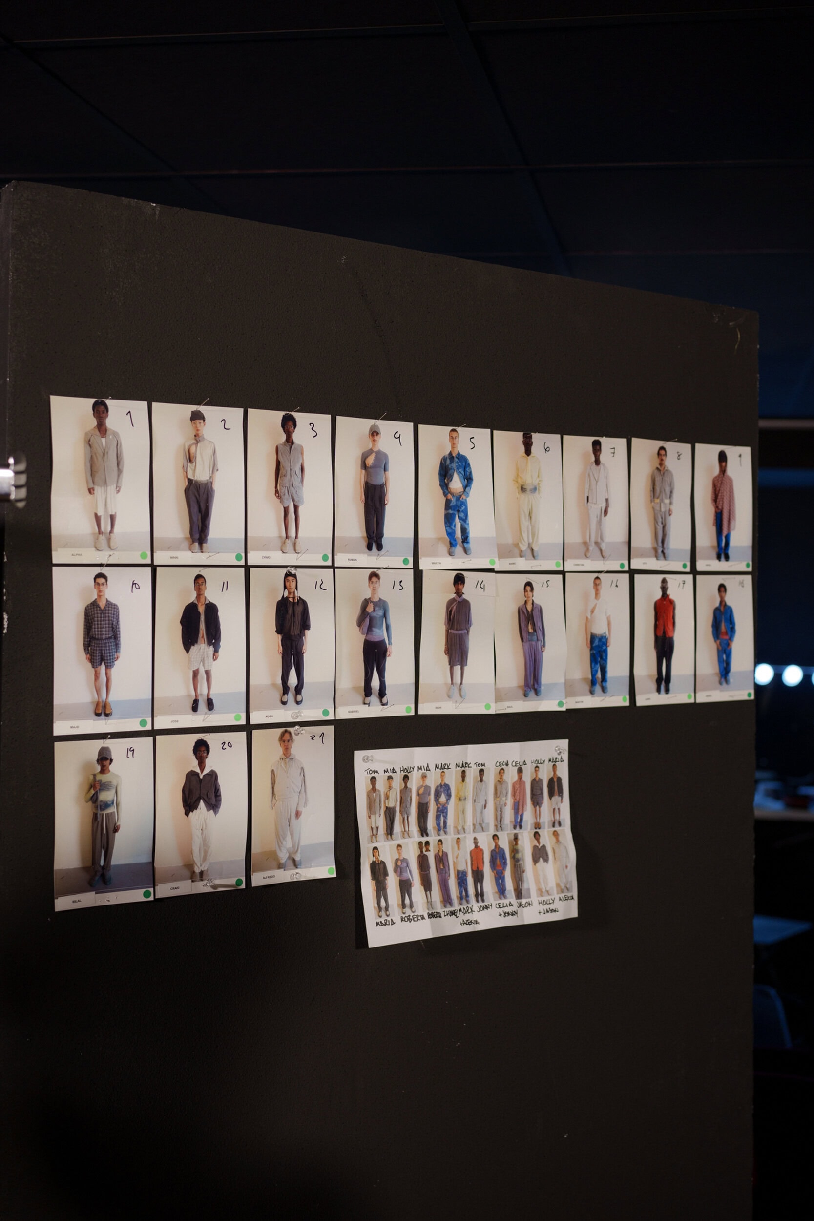 Saul Nash Spring 2026 Men's Fashion Show Backstage