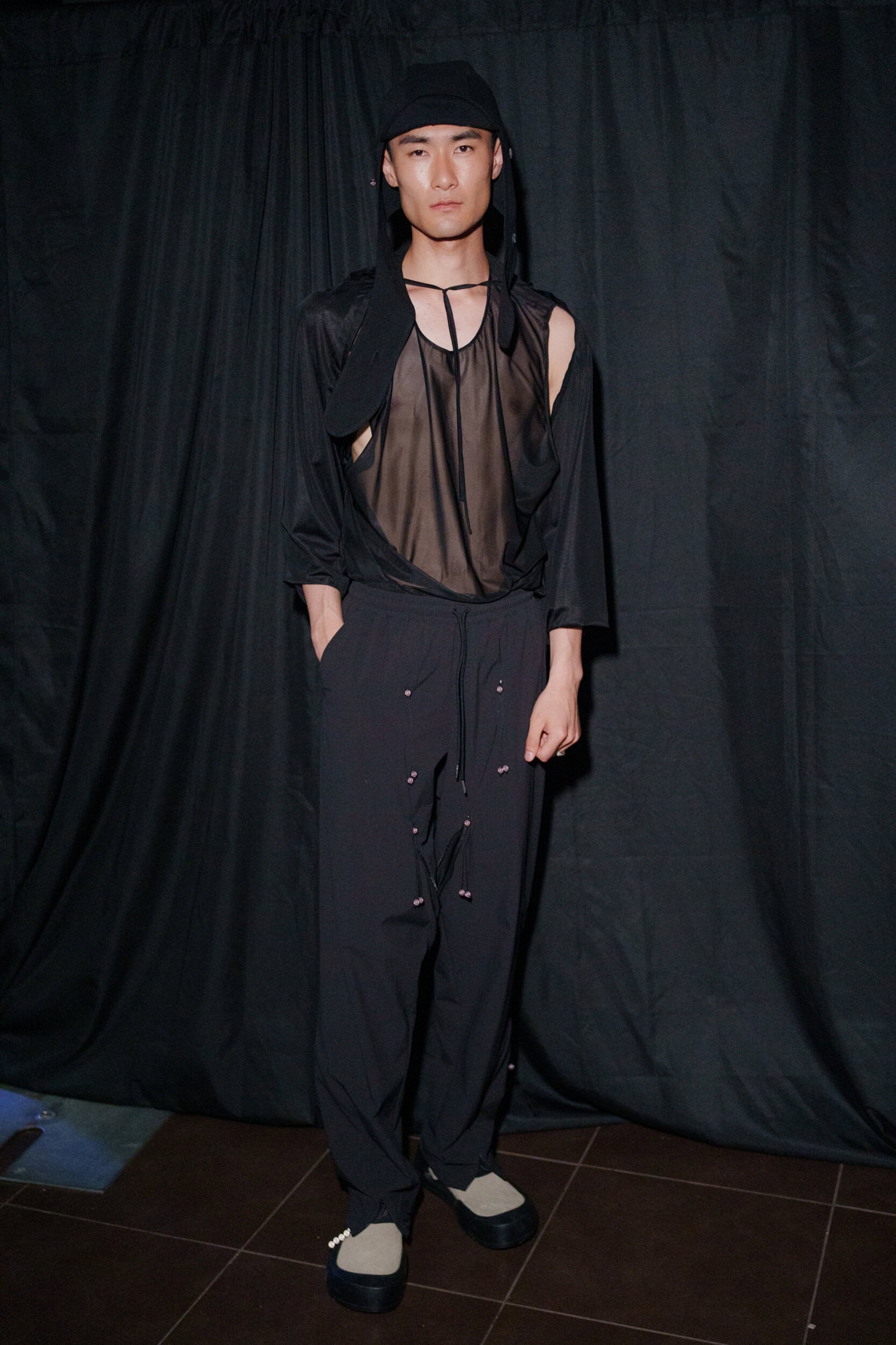 Saul Nash Spring 2026 Men's Fashion Show Backstage