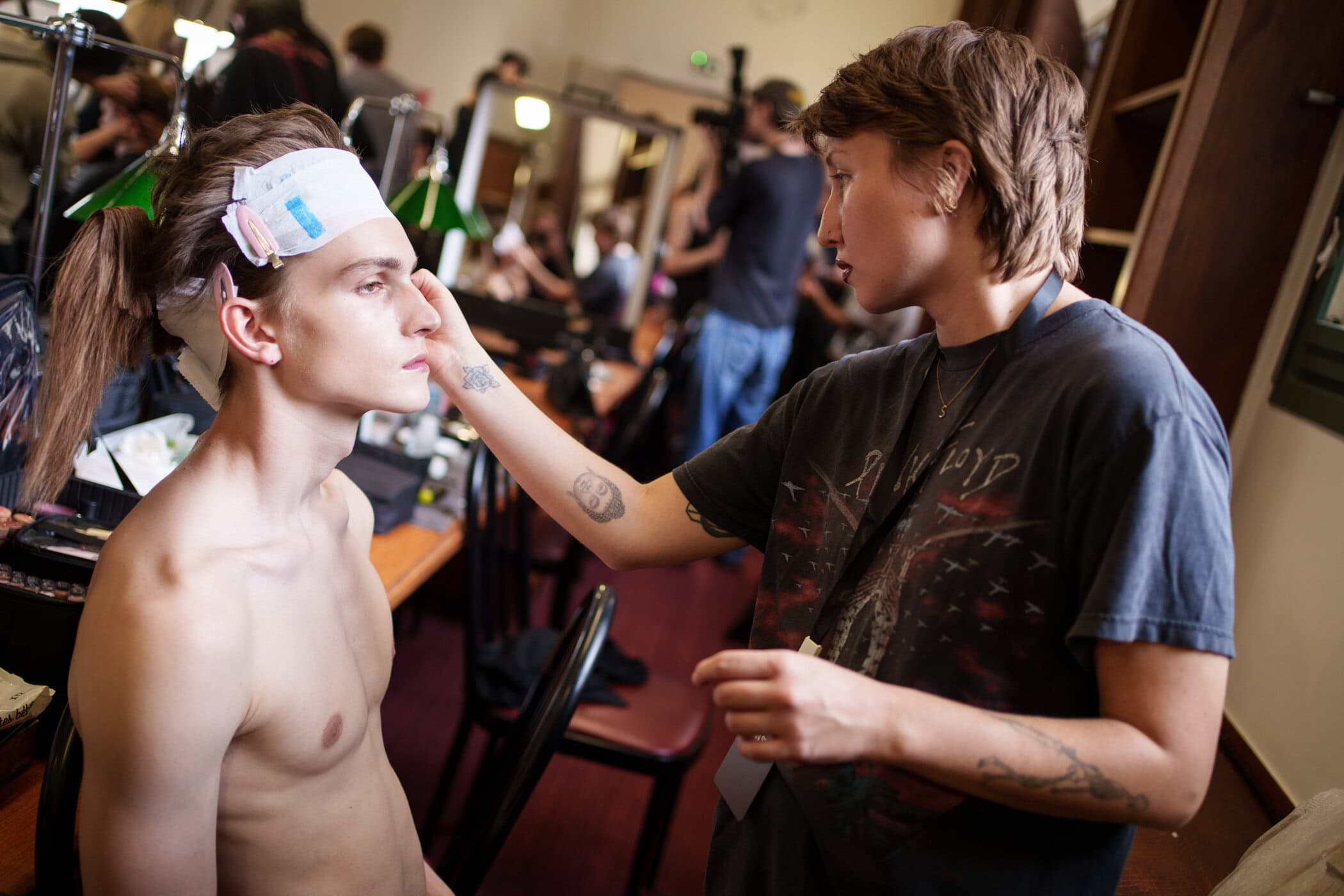 Sean Suen Spring 2026 Men's Fashion Show Backstage