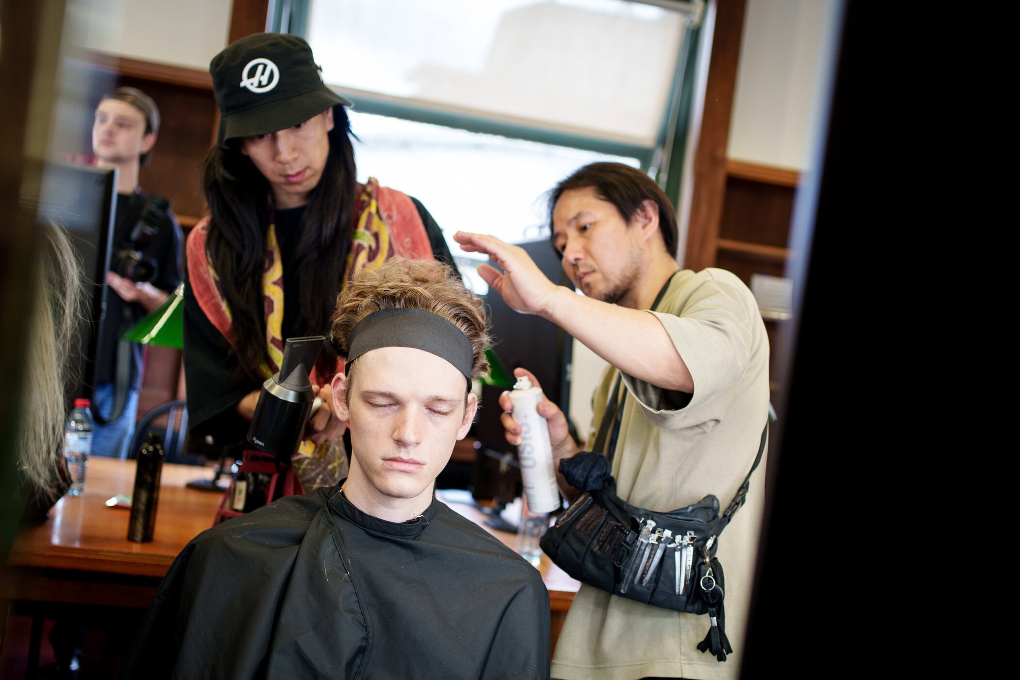 Sean Suen Spring 2026 Men's Fashion Show Backstage