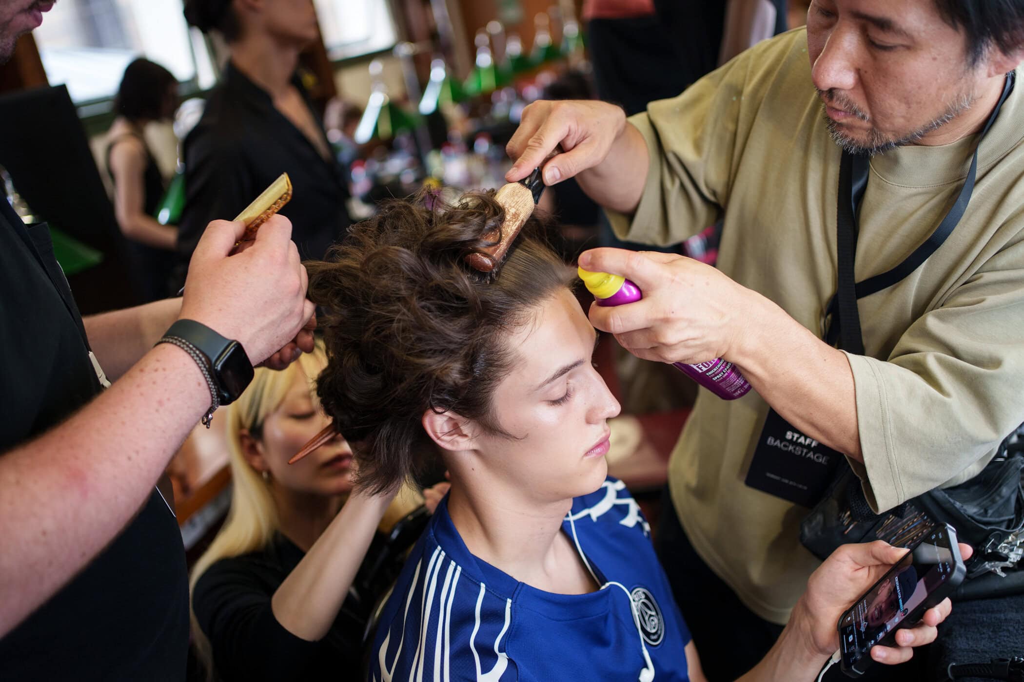 Sean Suen Spring 2026 Men's Fashion Show Backstage