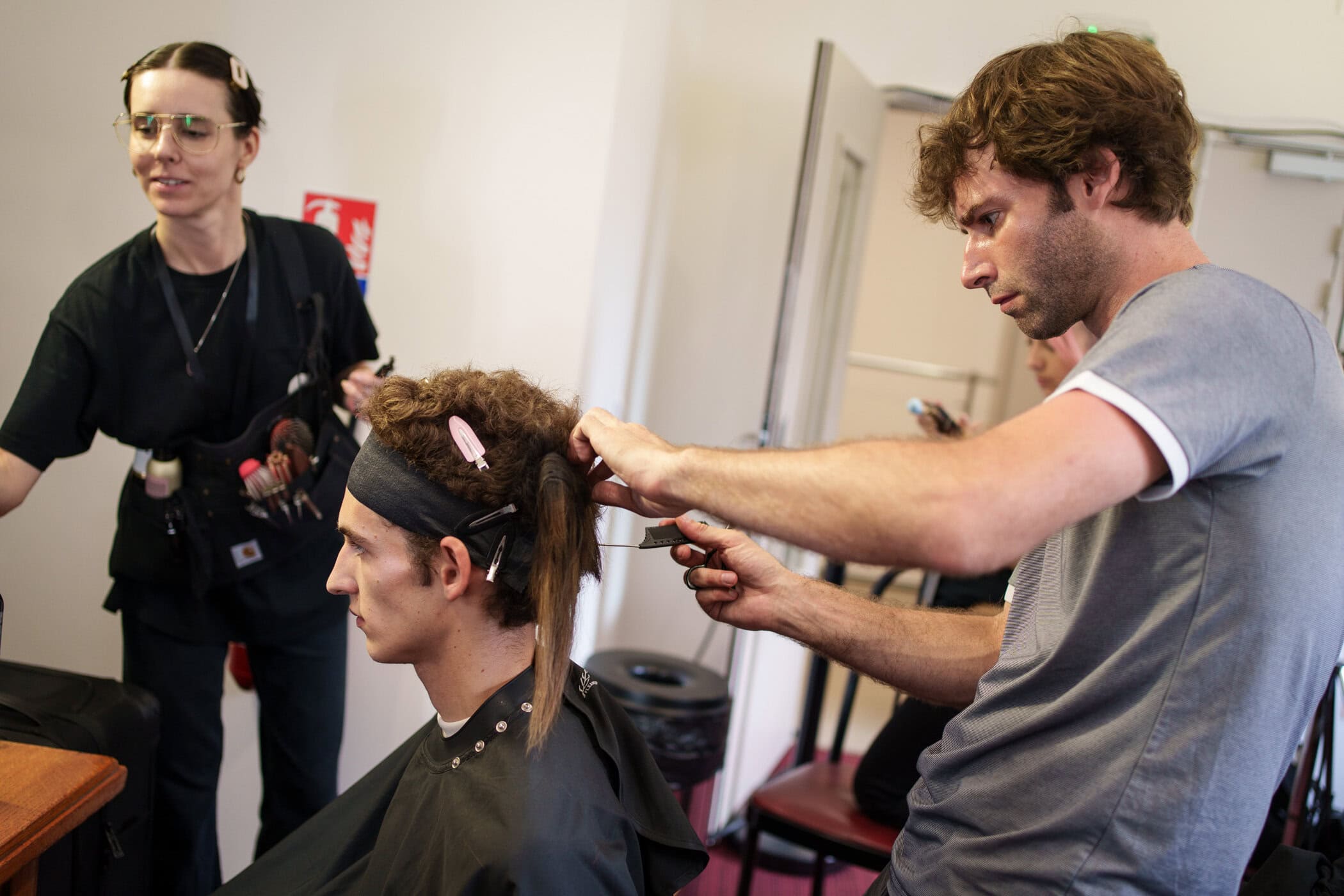 Sean Suen Spring 2026 Men's Fashion Show Backstage