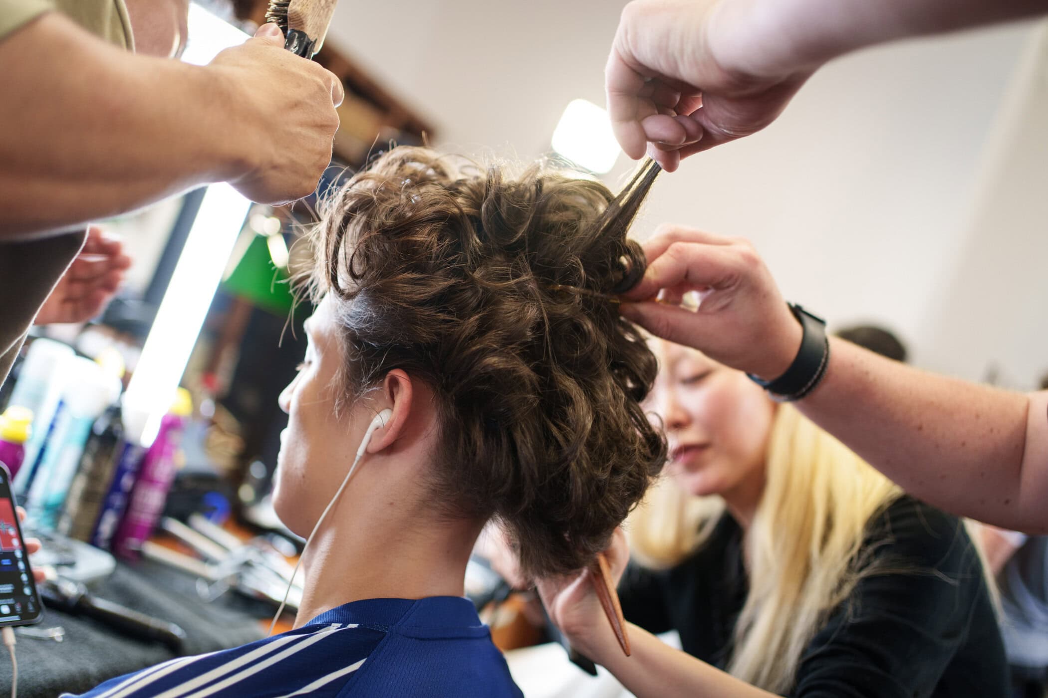 Sean Suen Spring 2026 Men's Fashion Show Backstage