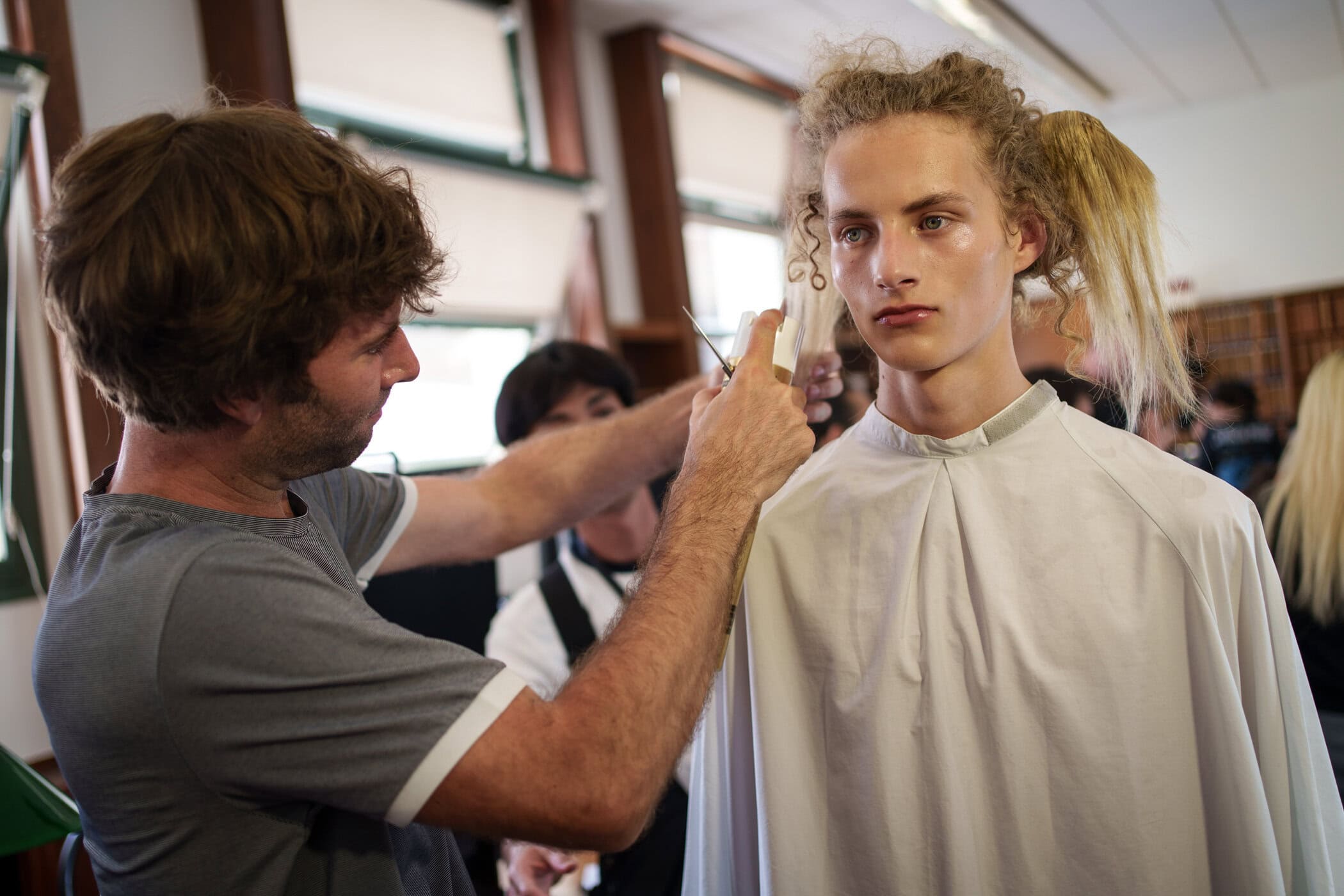 Sean Suen Spring 2026 Men's Fashion Show Backstage