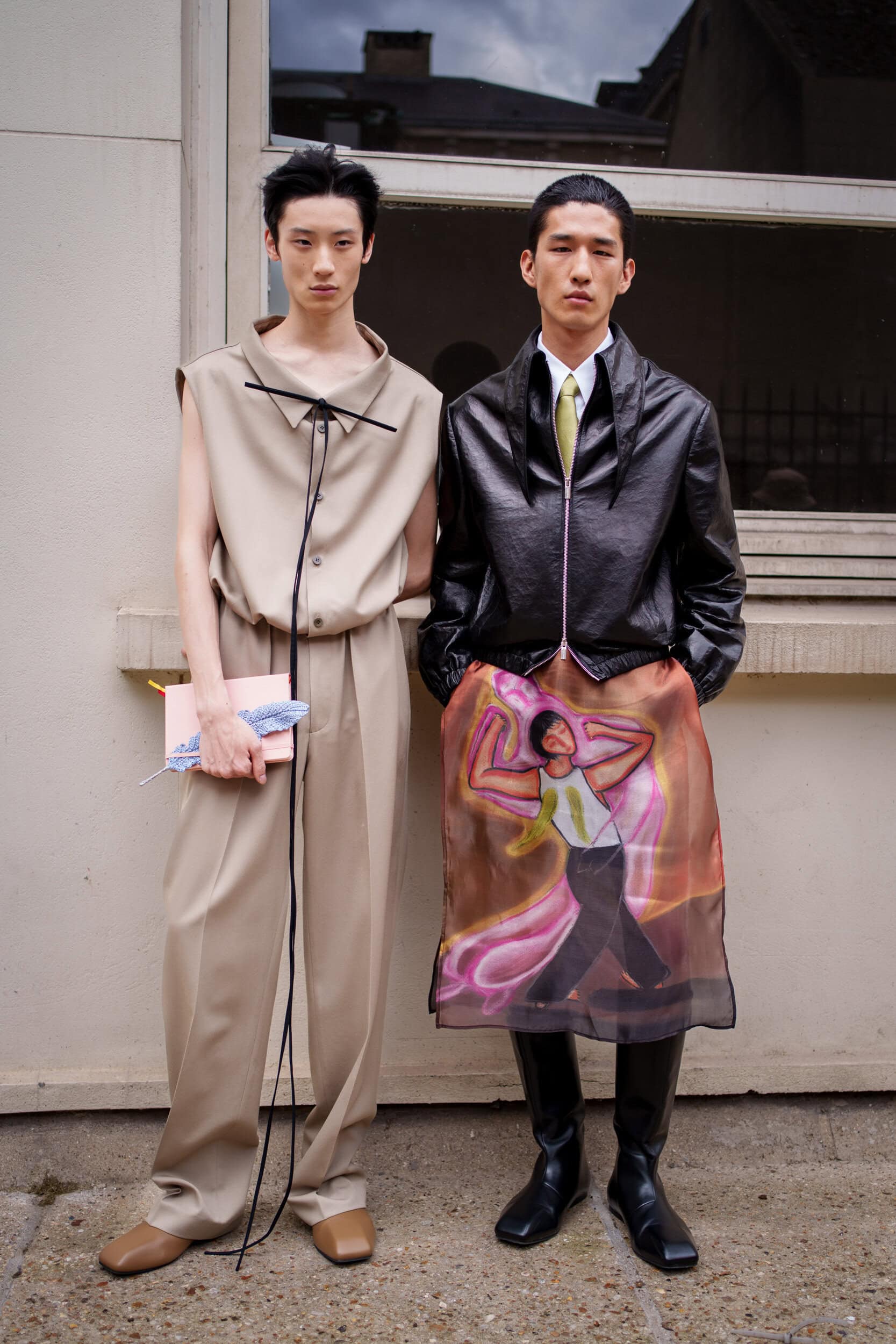 Sean Suen Spring 2026 Men's Fashion Show Backstage