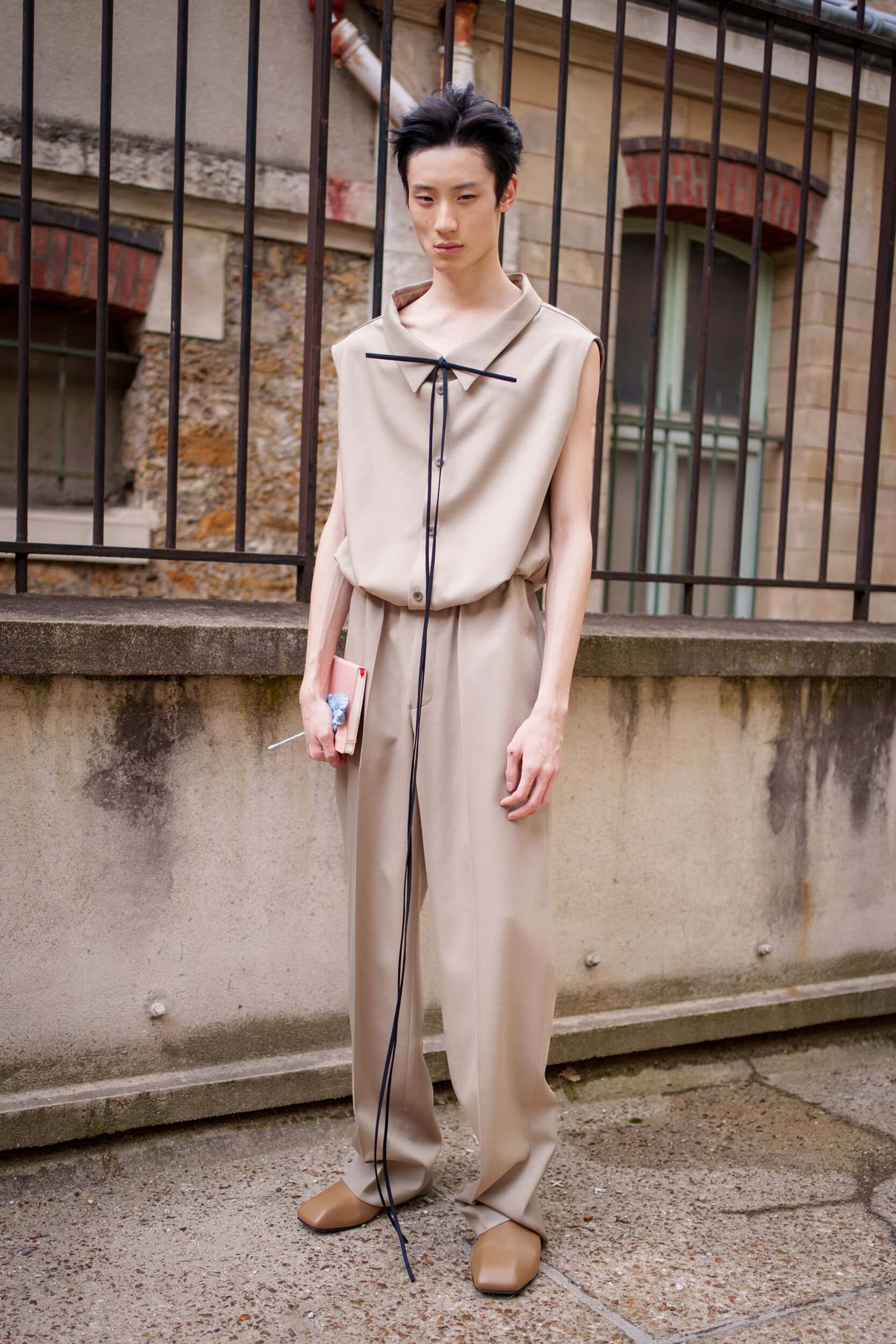 Sean Suen Spring 2026 Men's Fashion Show Backstage