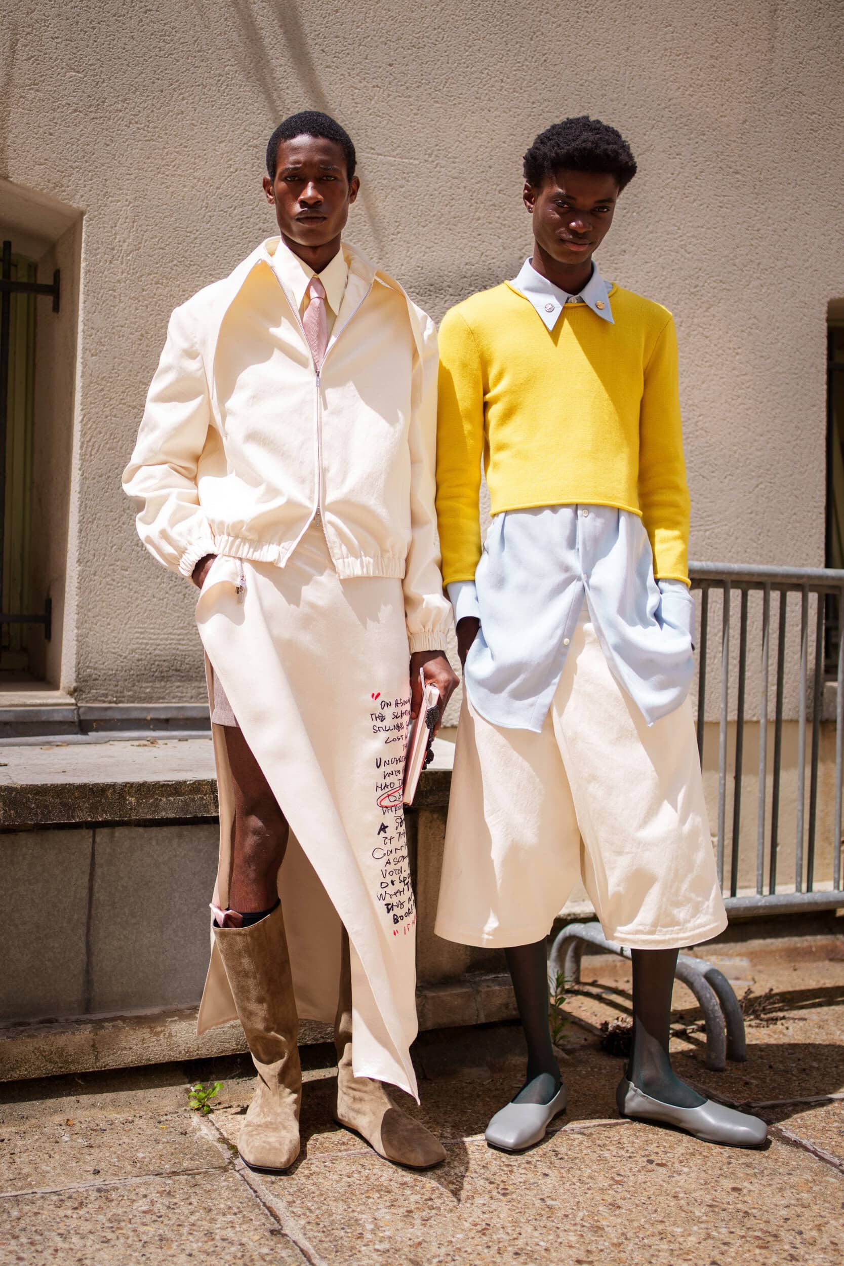 Sean Suen Spring 2026 Men's Fashion Show Backstage