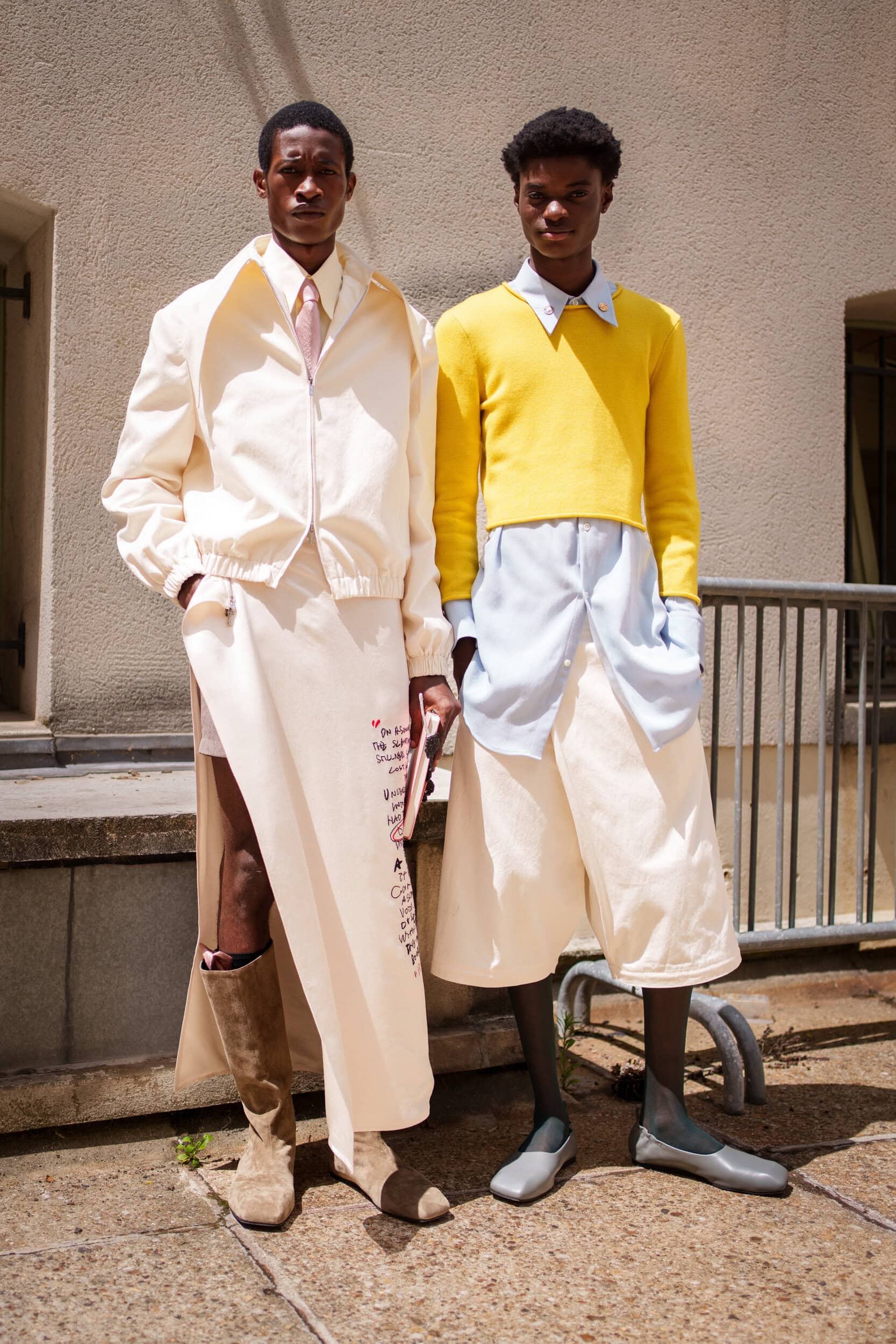 Sean Suen Spring 2026 Men's Fashion Show Backstage