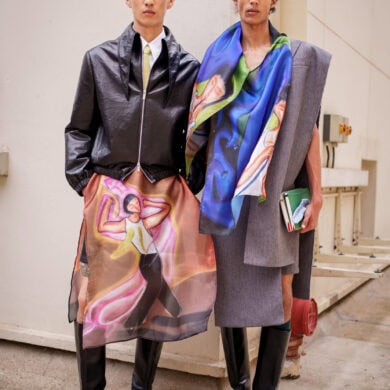 Sean Suen Spring 2026 Men's Fashion Show Backstage