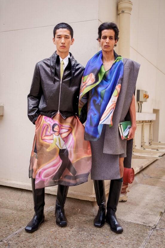 Sean Suen Spring 2026 Men's Fashion Show Backstage