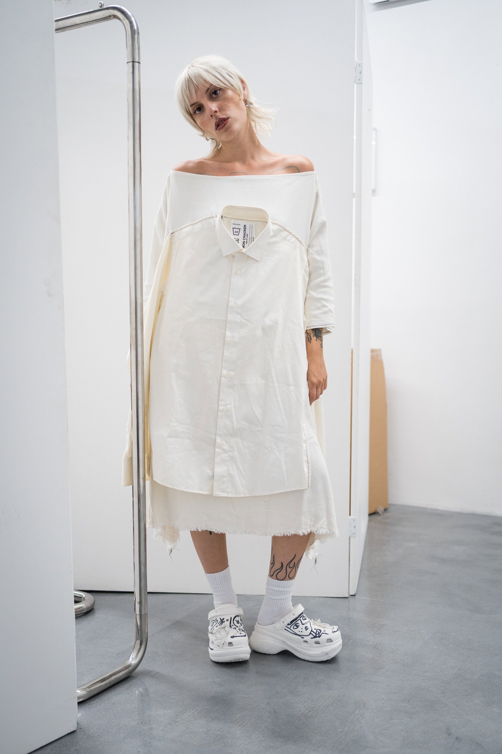 Simon Cracker Spring 2026 Men's Fashion Show Backstage