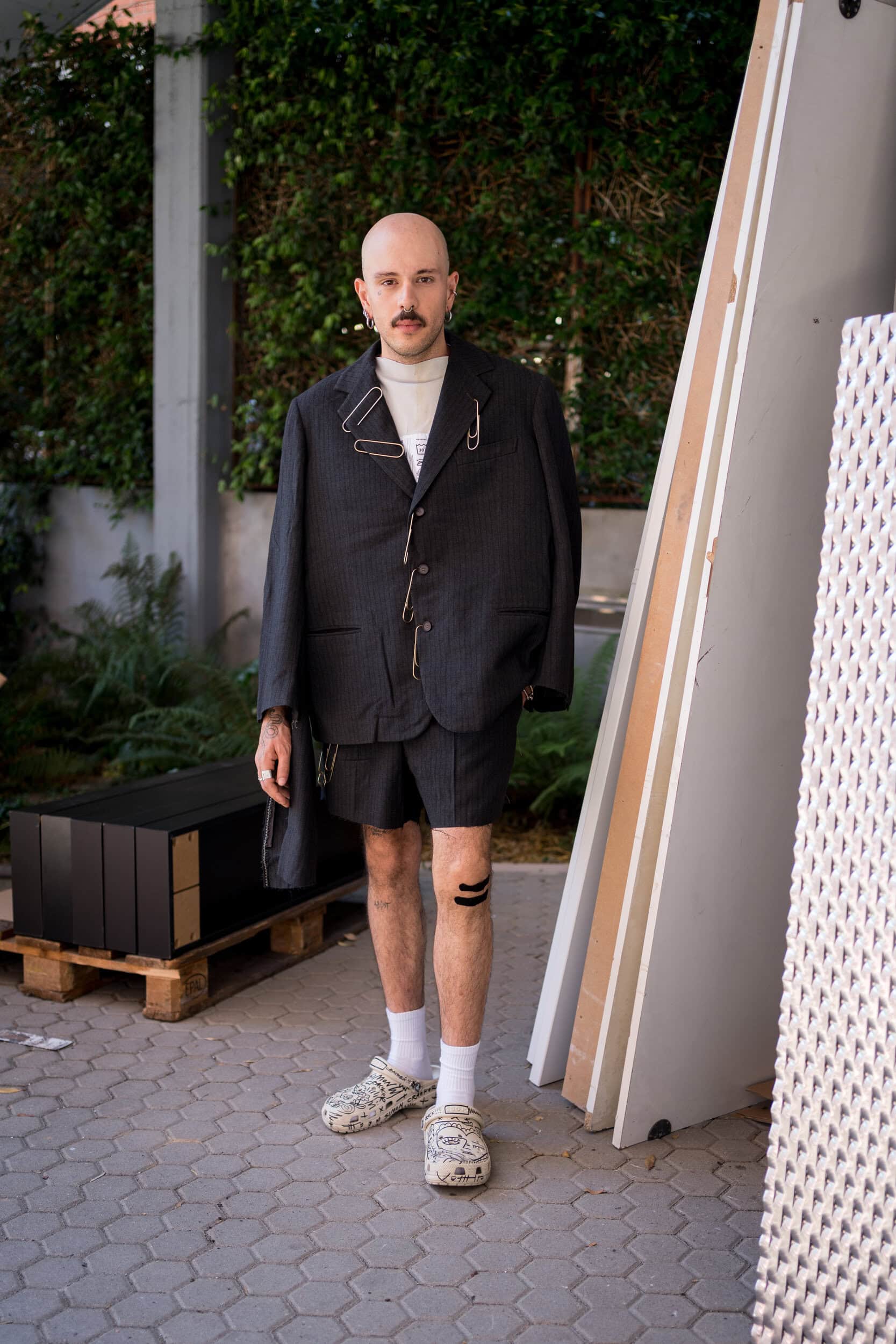 Simon Cracker Spring 2026 Men's Fashion Show Backstage