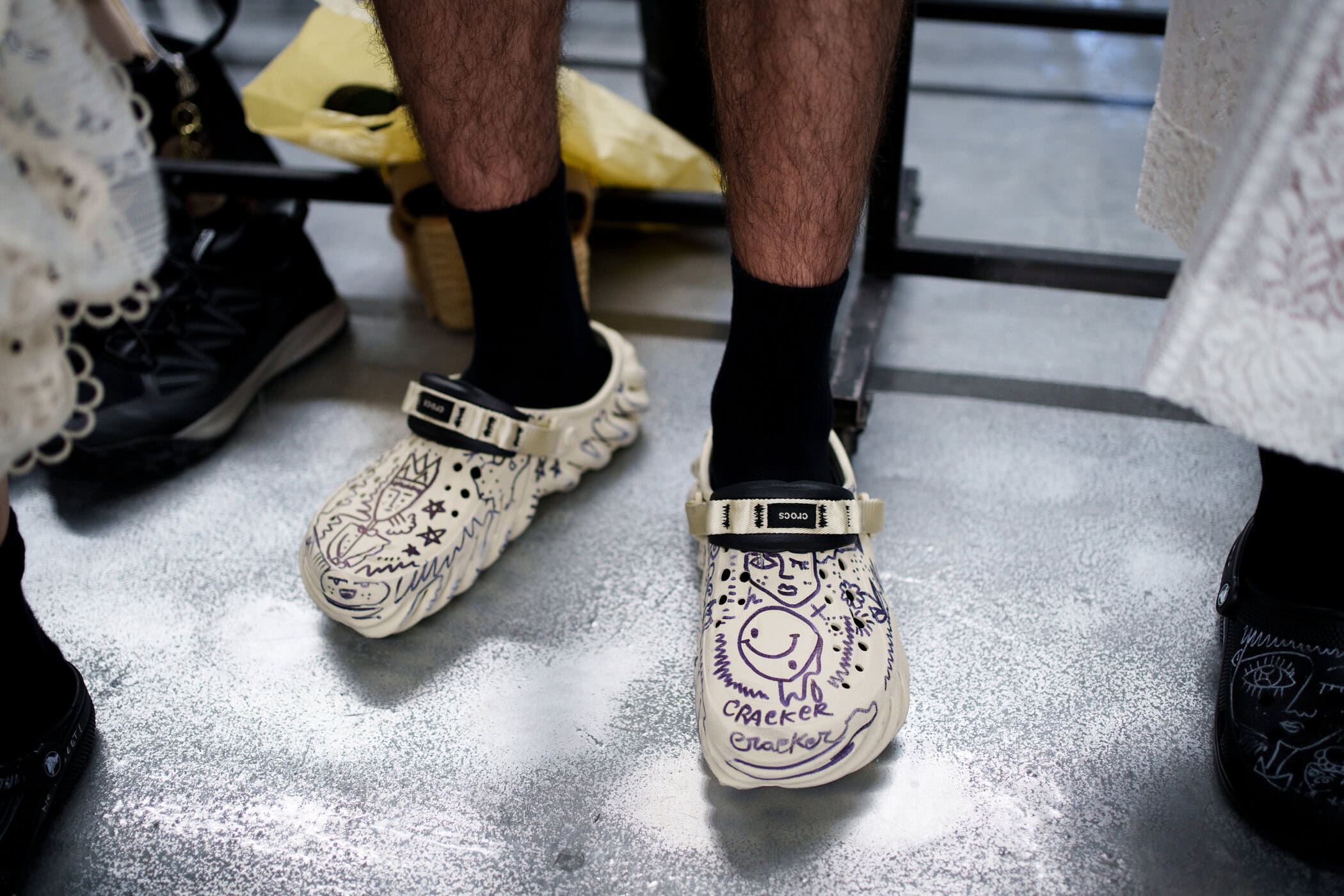 Simon Cracker Spring 2026 Men's Fashion Show Backstage