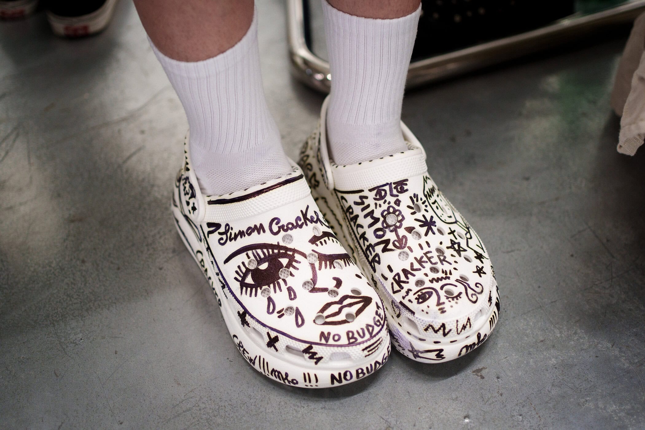 Simon Cracker Spring 2026 Men's Fashion Show Backstage
