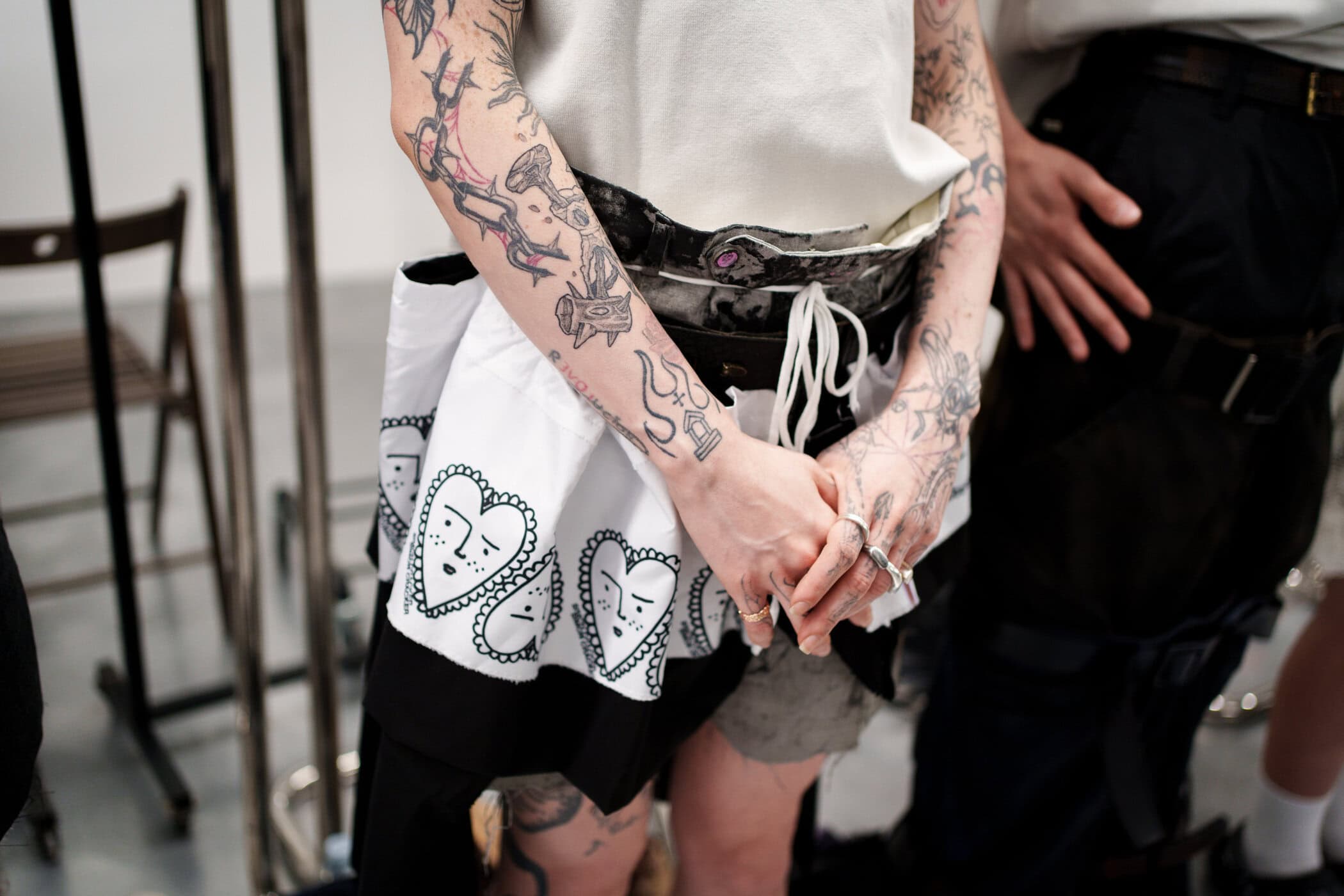 Simon Cracker Spring 2026 Men's Fashion Show Backstage