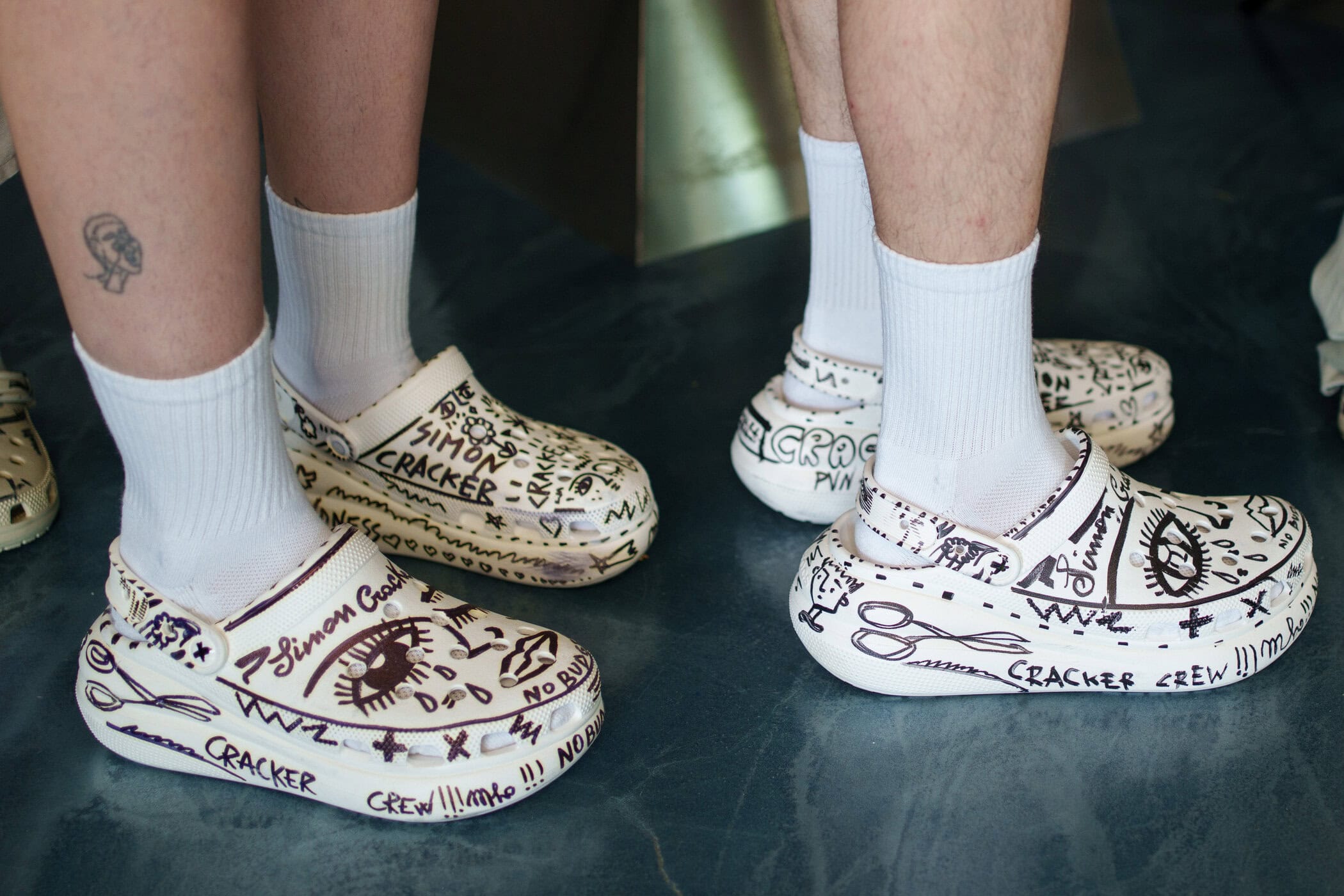 Simon Cracker Spring 2026 Men's Fashion Show Backstage