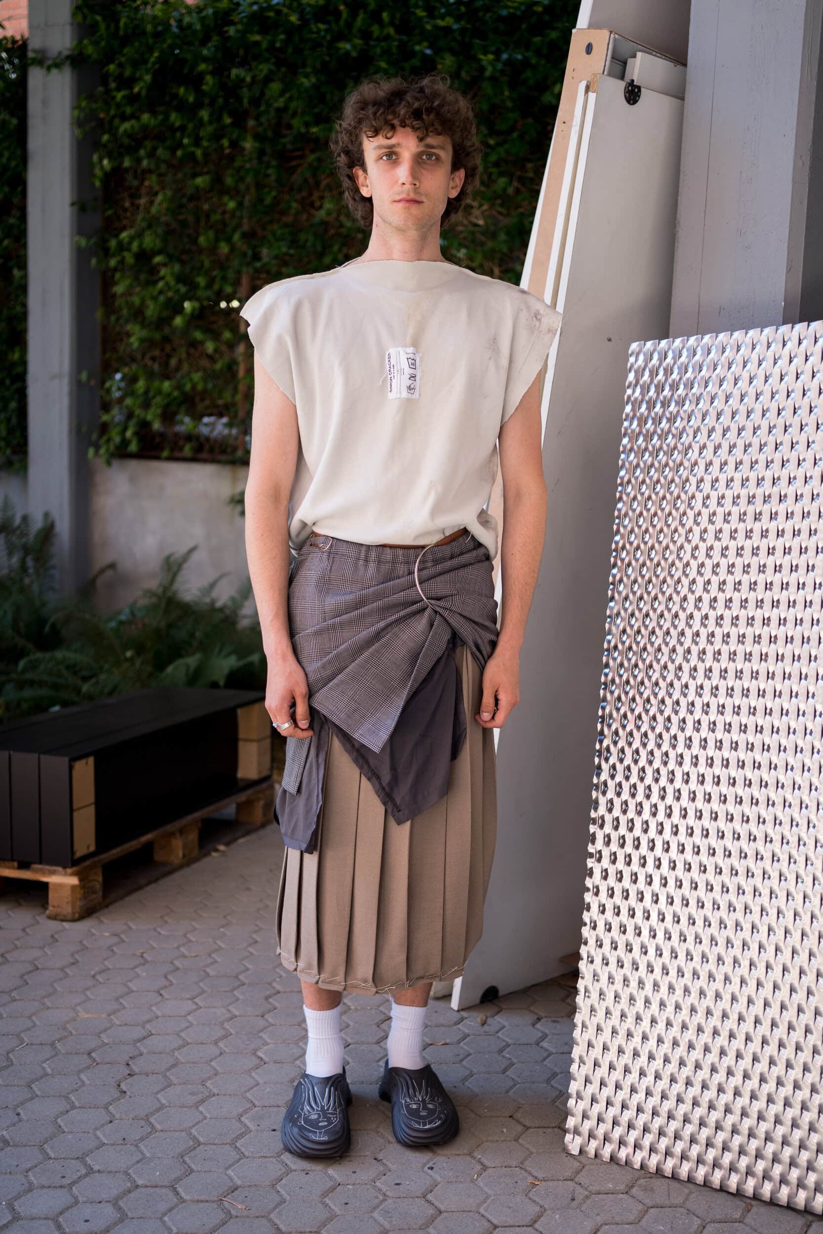 Simon Cracker Spring 2026 Men's Fashion Show Backstage
