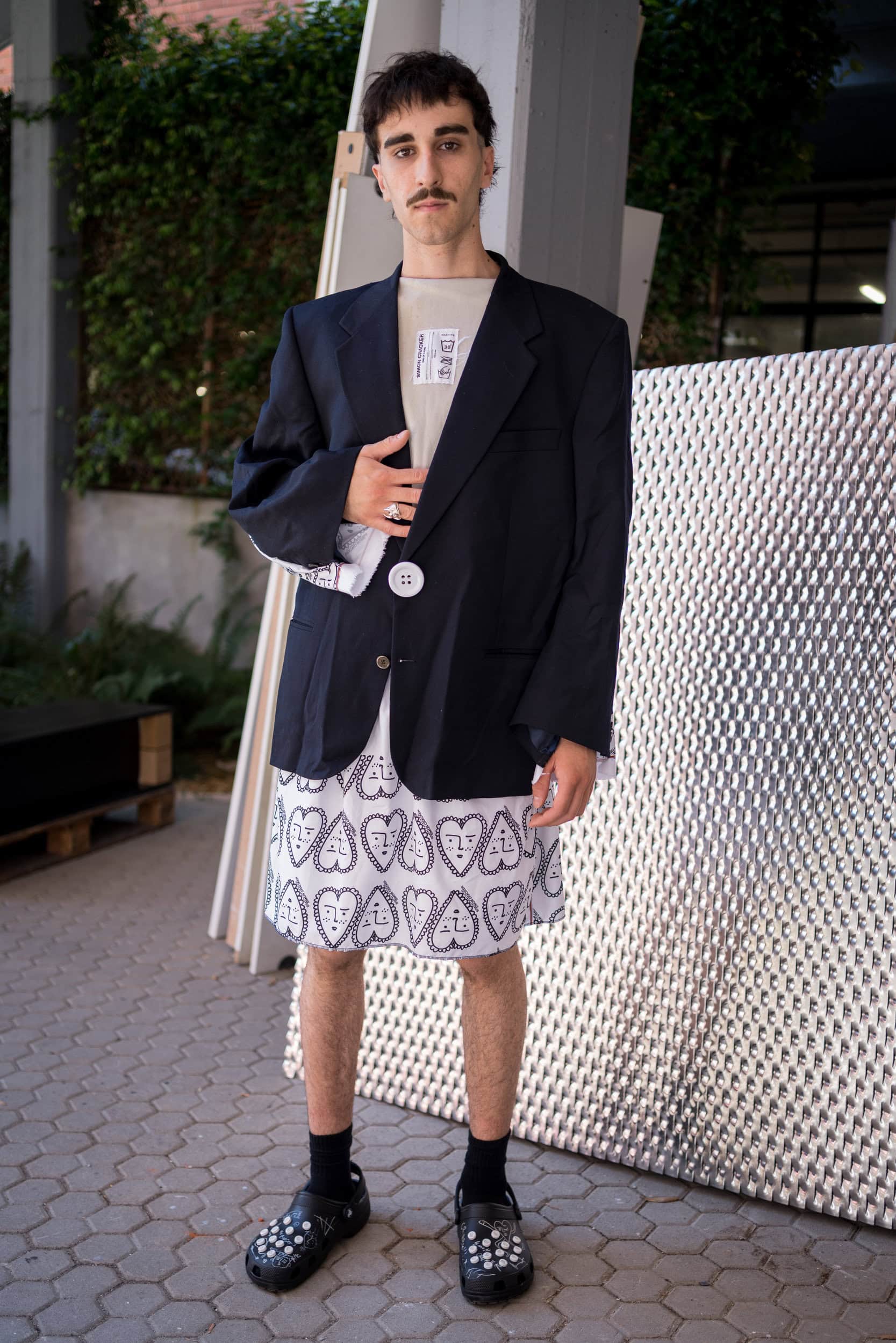 Simon Cracker Spring 2026 Men's Fashion Show Backstage