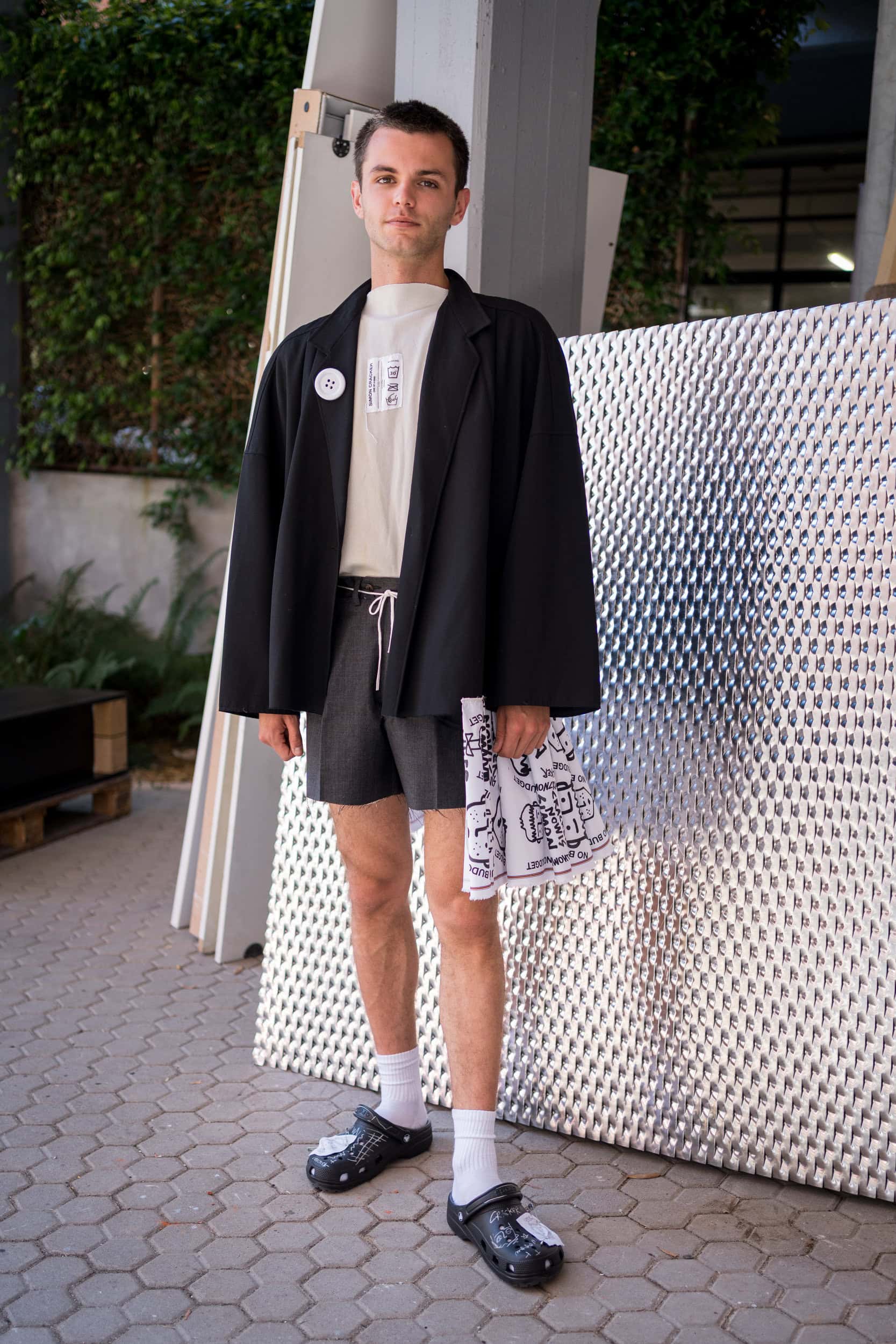 Simon Cracker Spring 2026 Men's Fashion Show Backstage